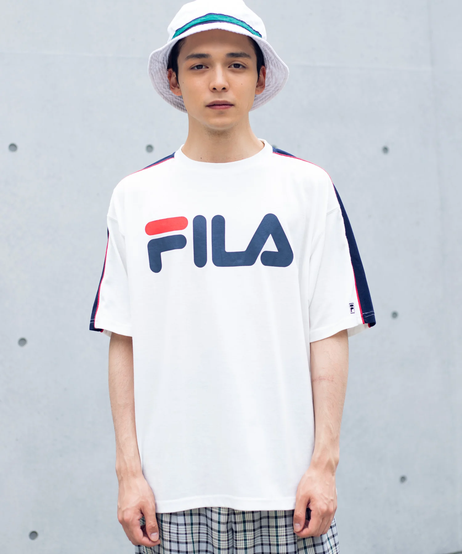 別注FILAパイピング切替Tシャツ(S) - Image 27