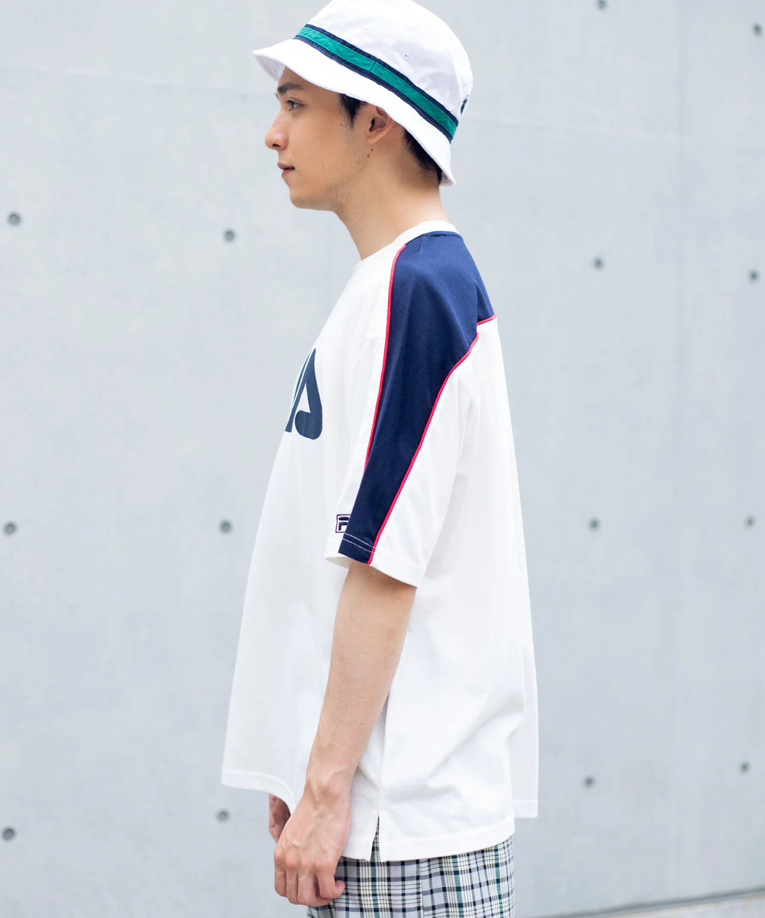 別注FILAパイピング切替Tシャツ(S) - Image 28