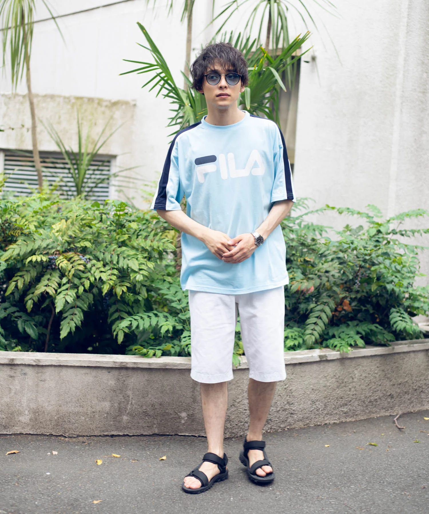 別注FILAパイピング切替Tシャツ(S) - Image 9