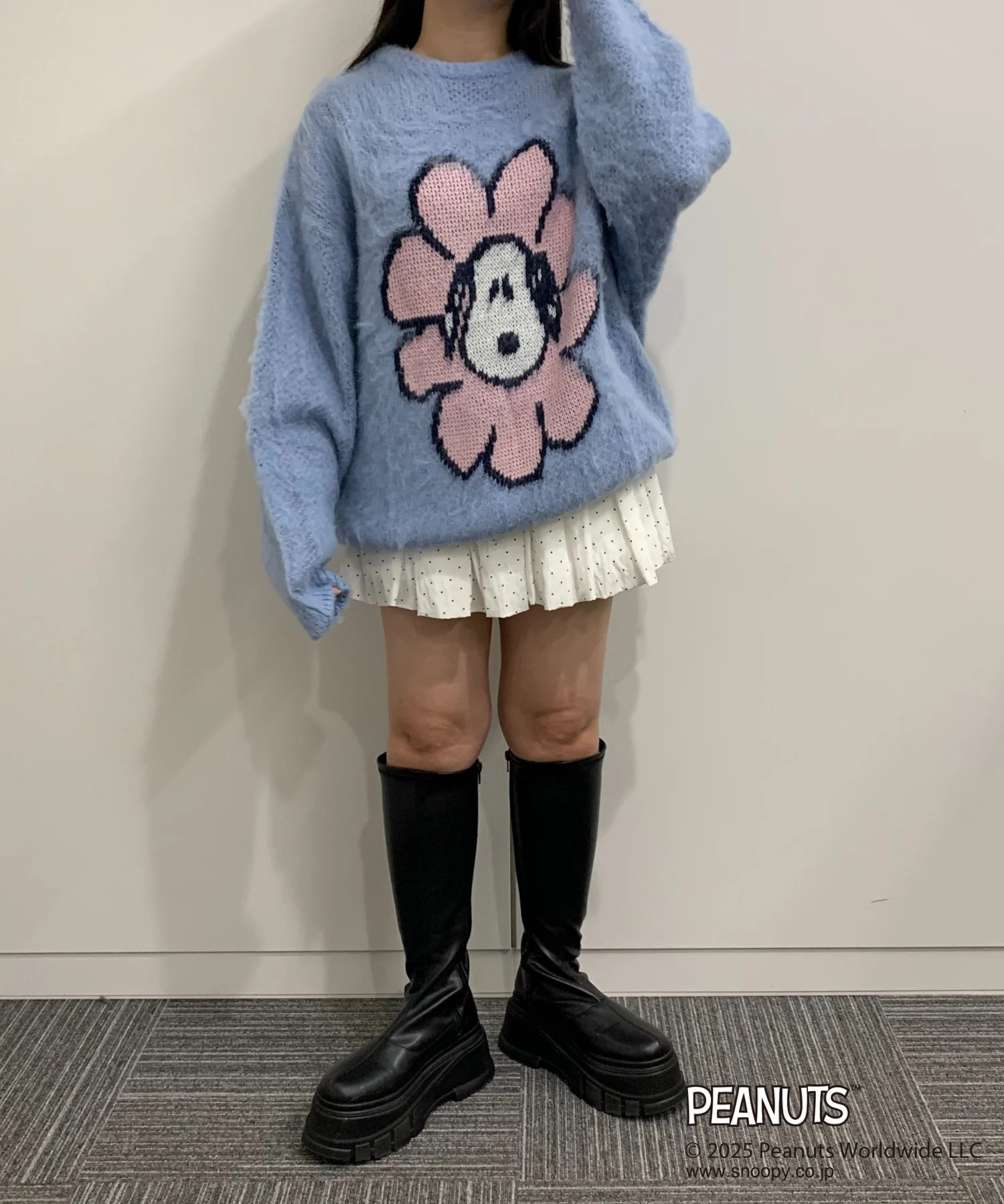 フラワースヌーピーニット - Image 8