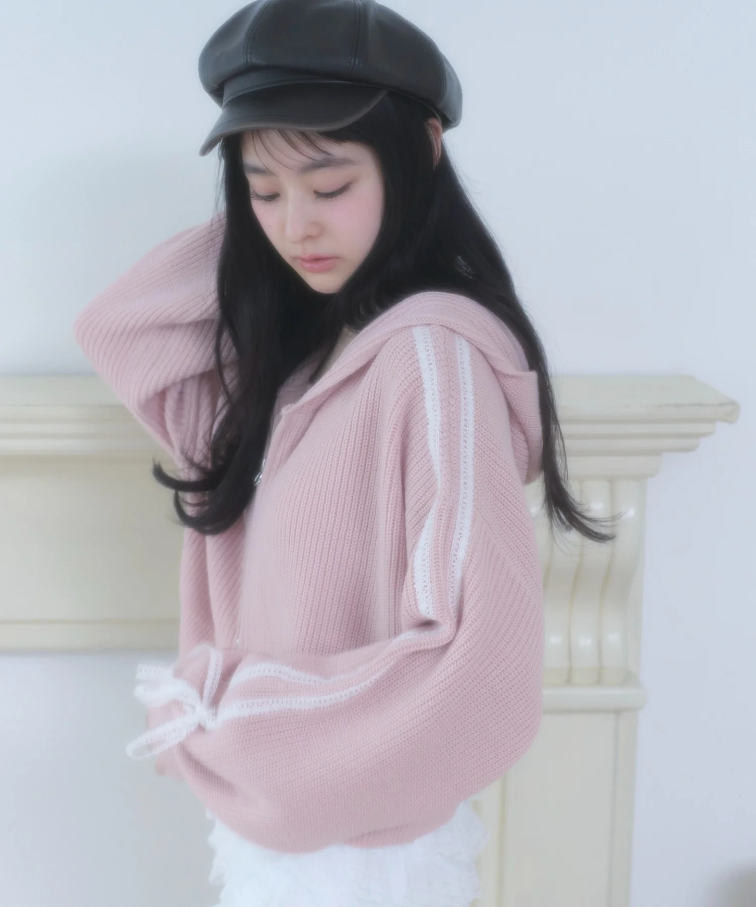 レースリボンニットパーカー - Image 12