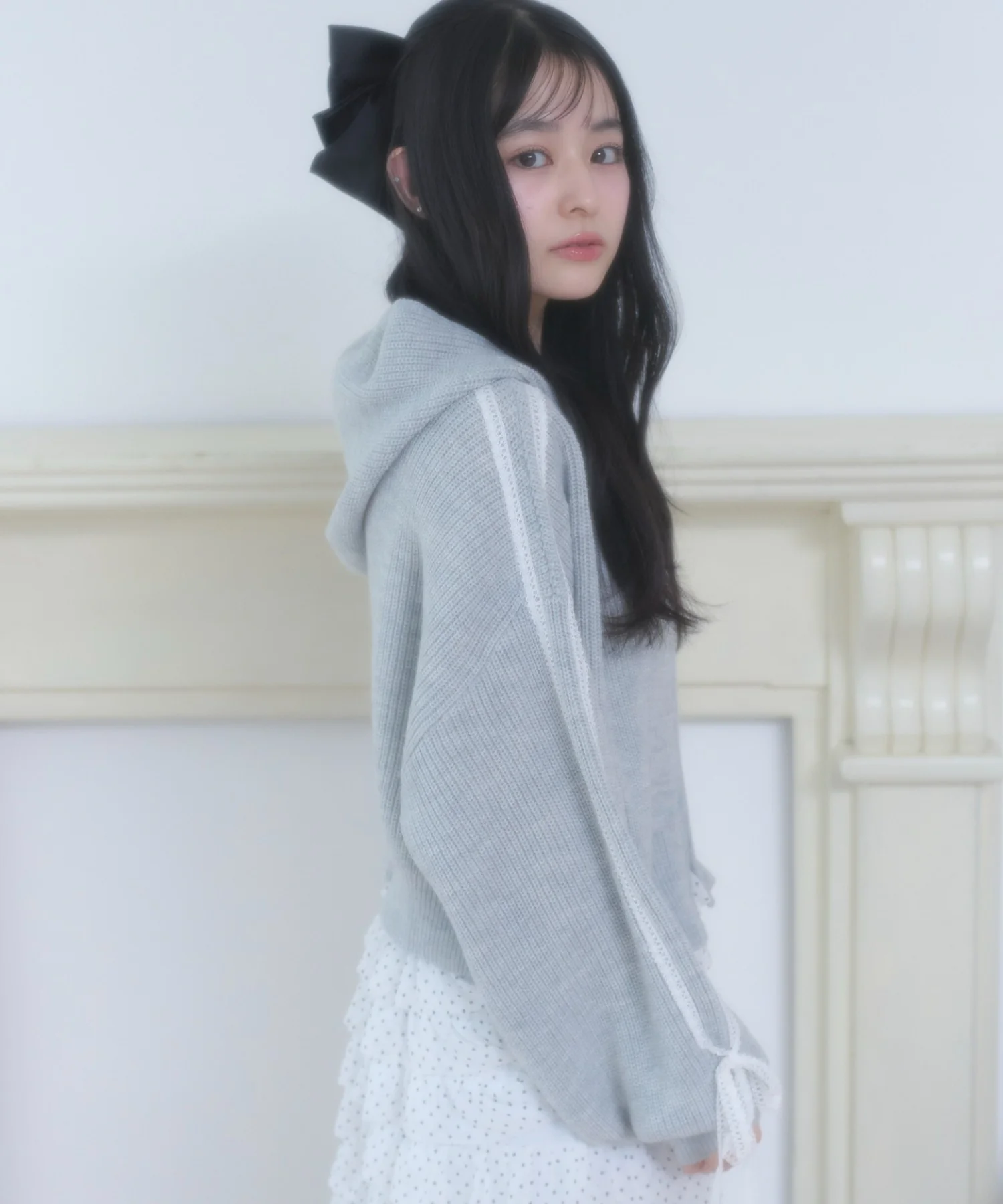 レースリボンニットパーカー - Image 17