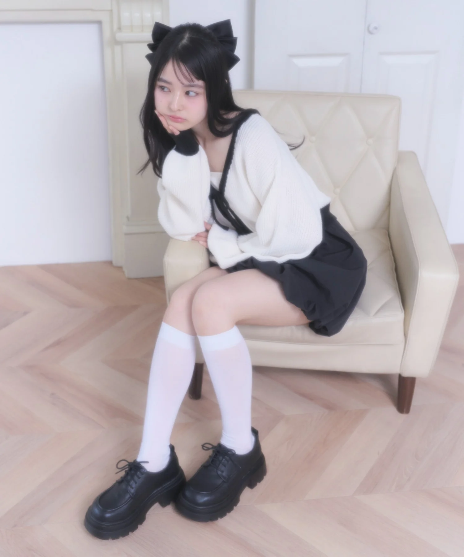 リボンカーディガン - Image 3