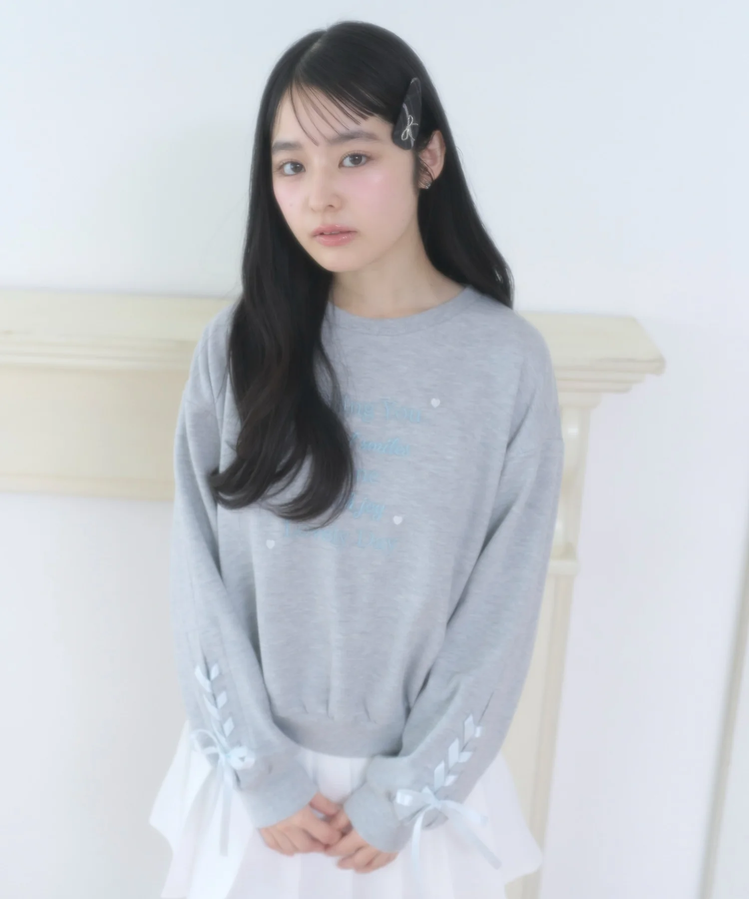 レースアップリボンスウェット - Image 16