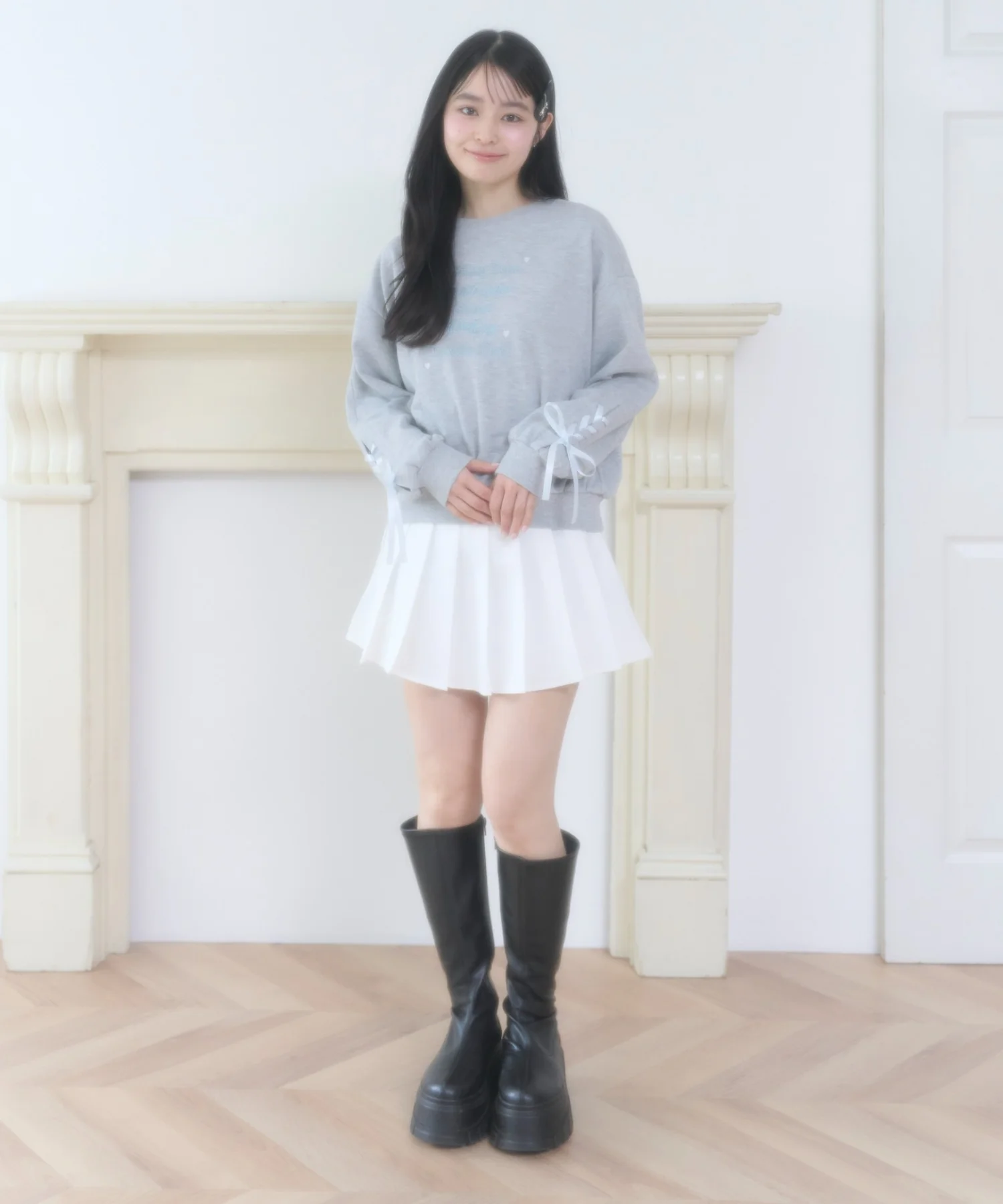 レースアップリボンスウェット - Image 18