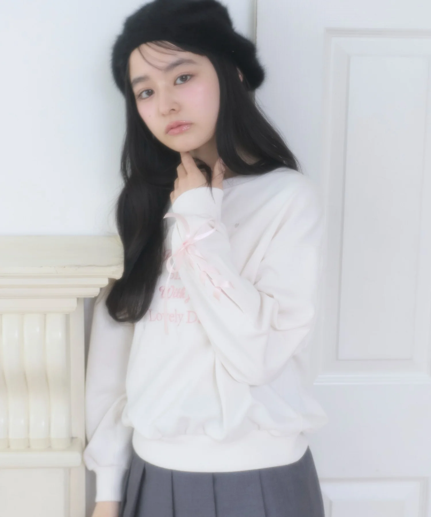 レースアップリボンスウェット - Image 9