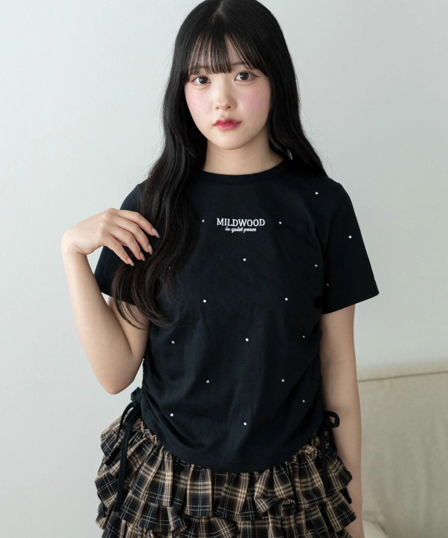 ビジューサイドドロストショートT - Image 11
