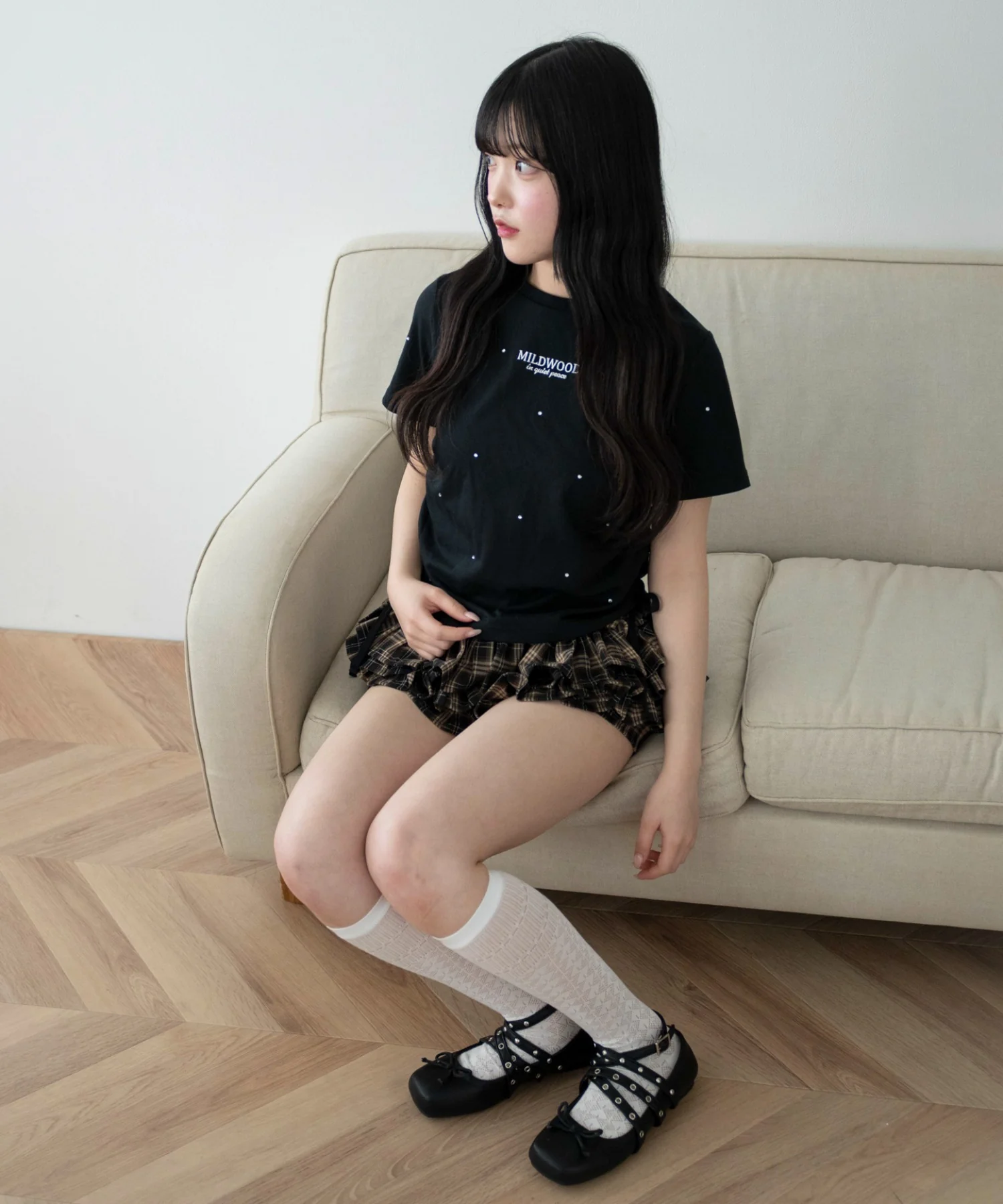 ビジューサイドドロストショートT - Image 4