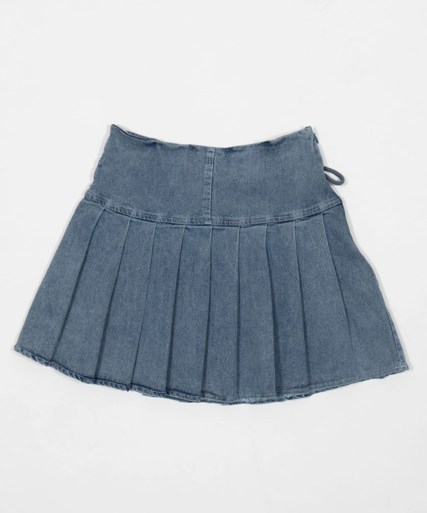 ダブルレースアップデニムスカート - Image 16