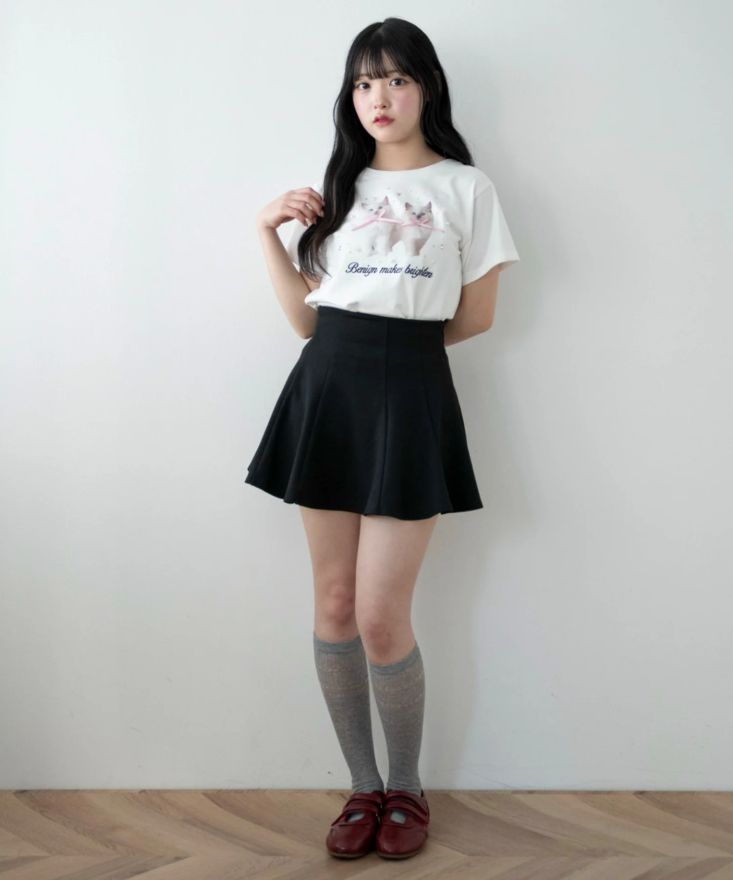 装飾付きネコリボンT - Image 8