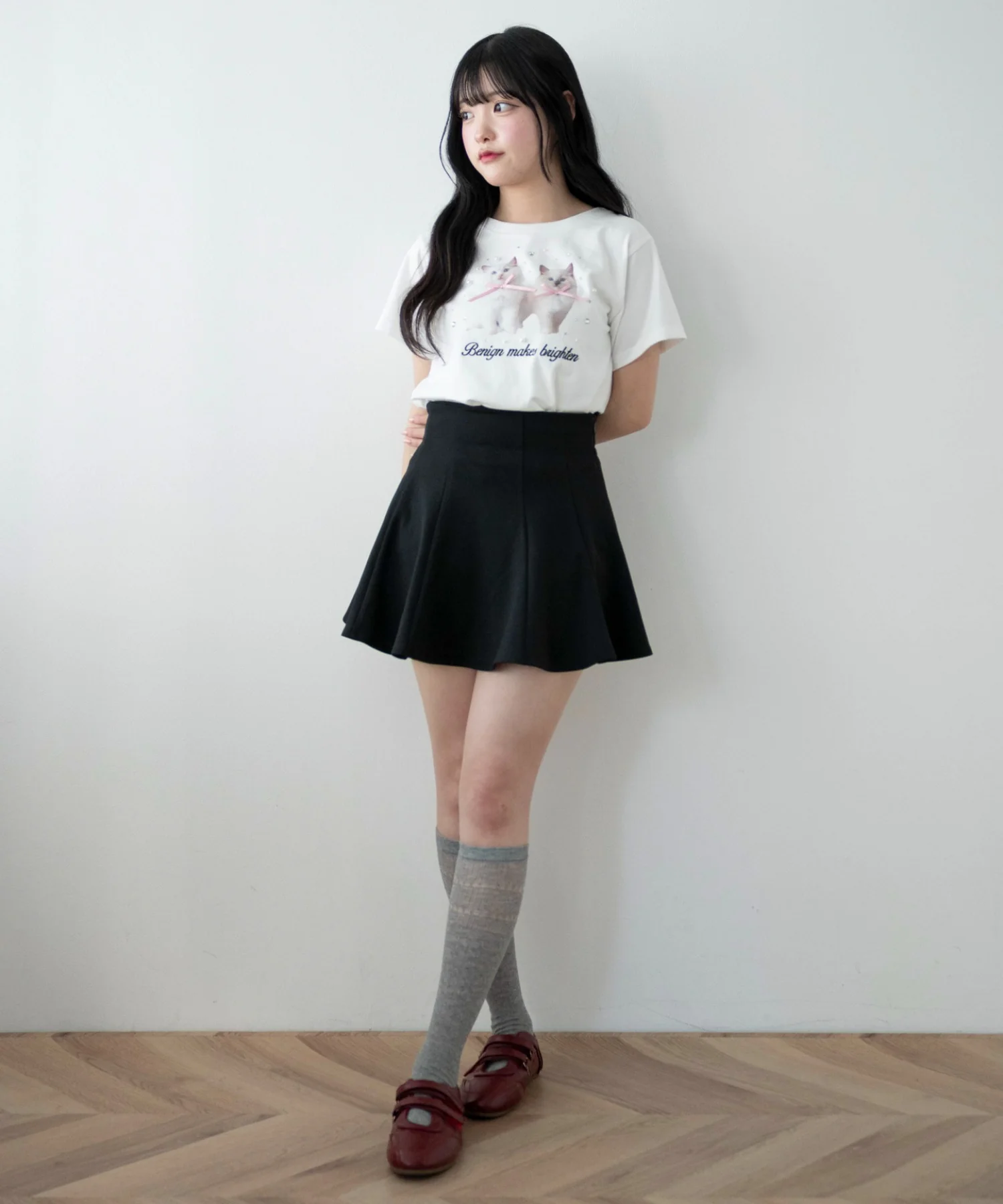 装飾付きネコリボンT - Image 9