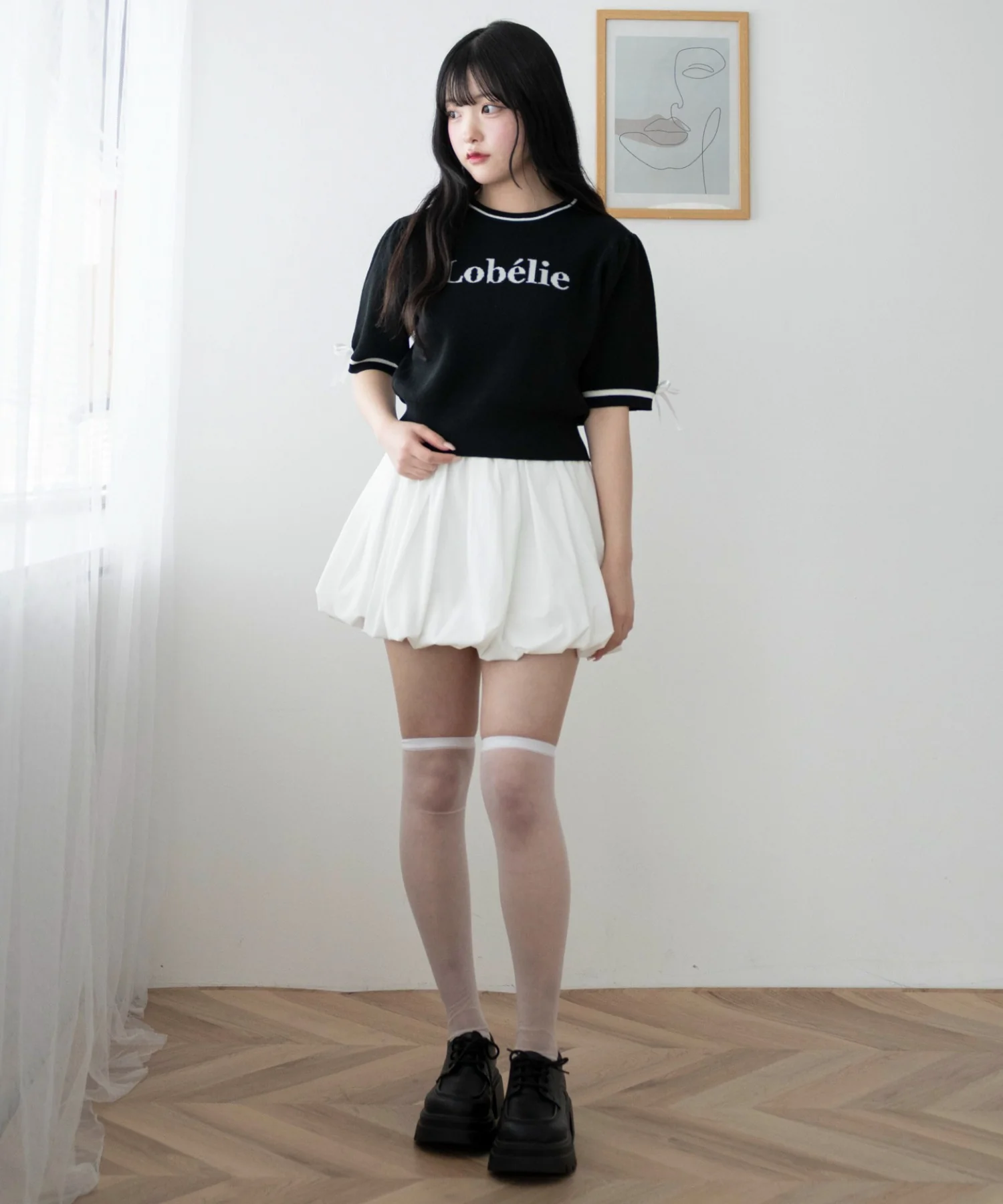 メッセージリボンポイントSSニット - Image 15