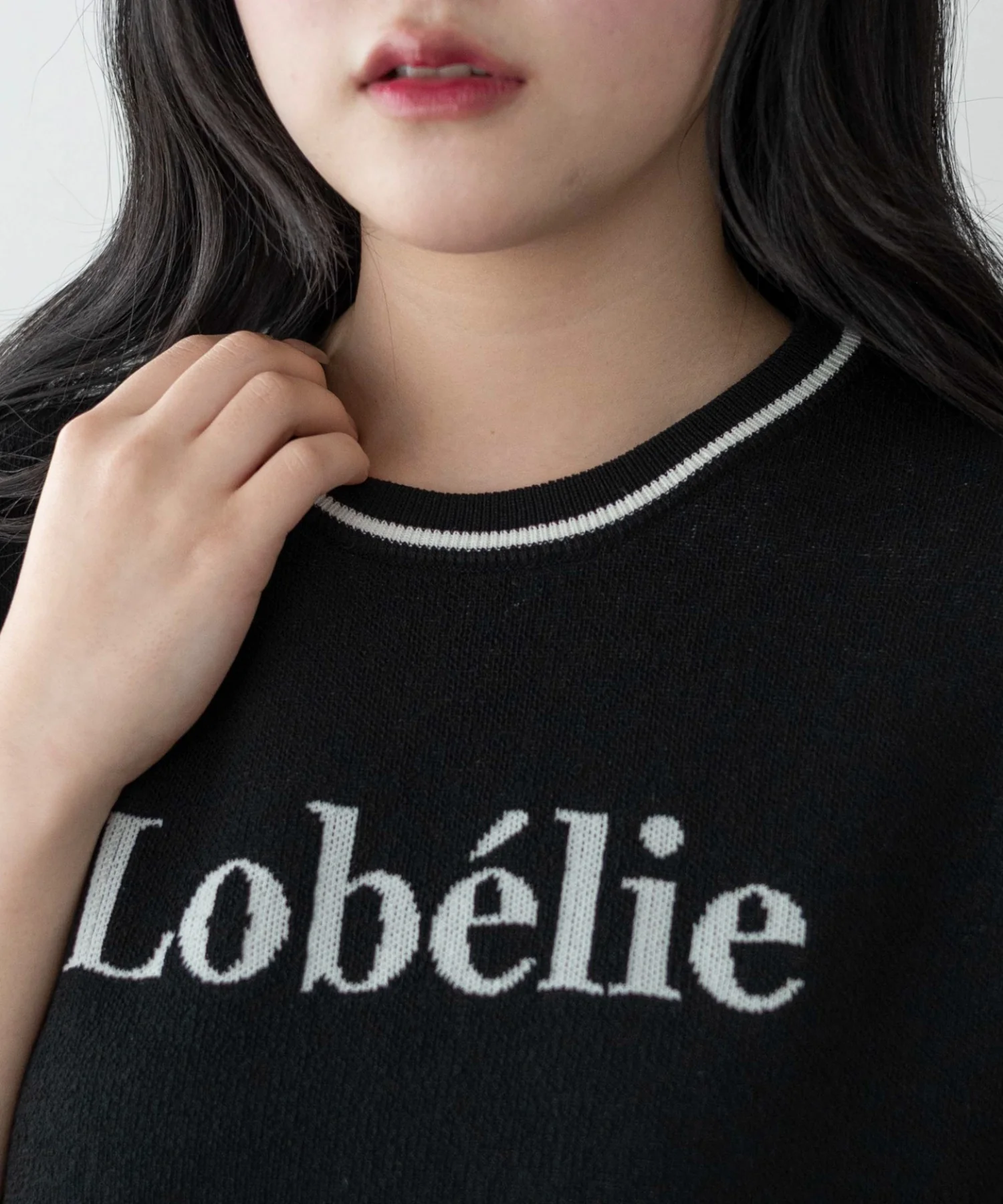 メッセージリボンポイントSSニット - Image 5