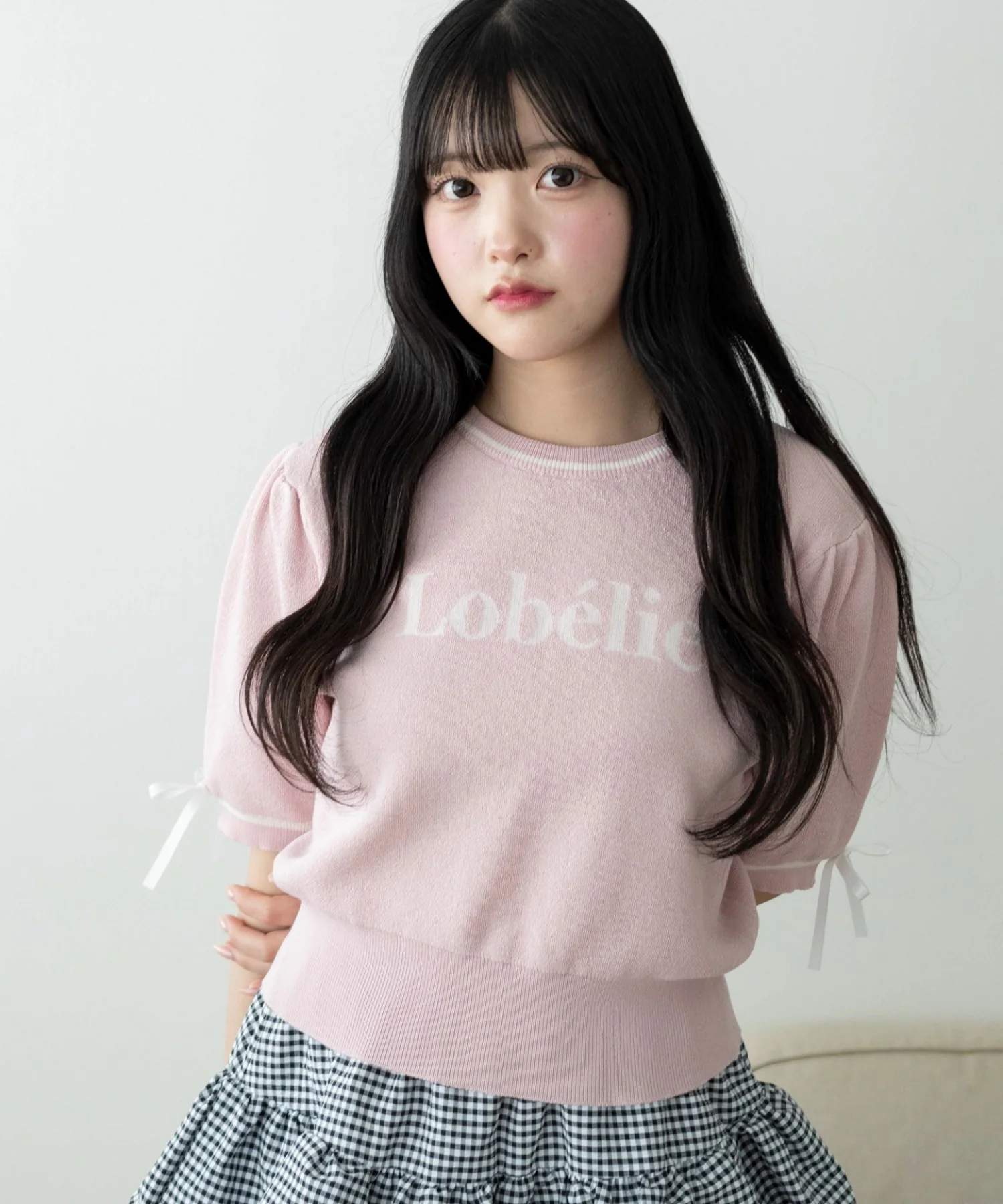 メッセージリボンポイントSSニット - Image 8
