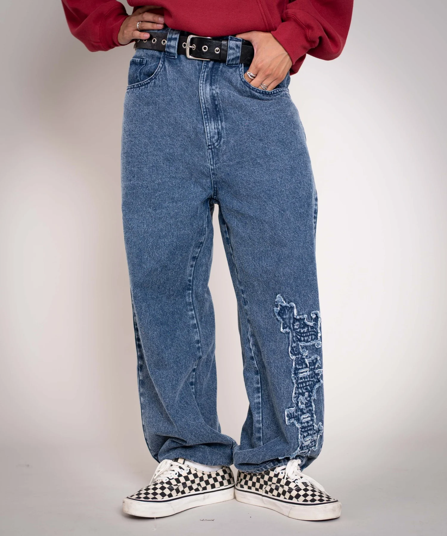 グラフィックデニムパンツ - Image 10