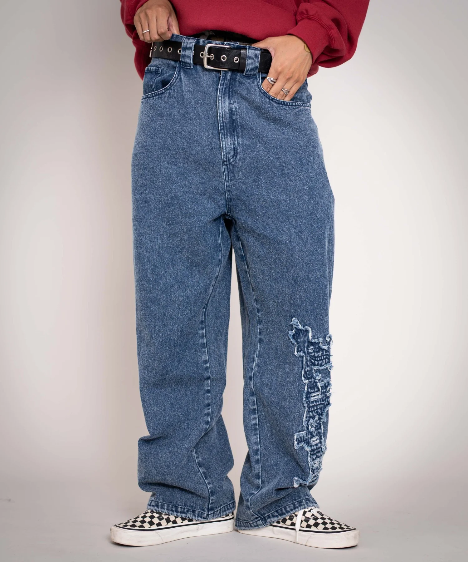 グラフィックデニムパンツ - Image 11