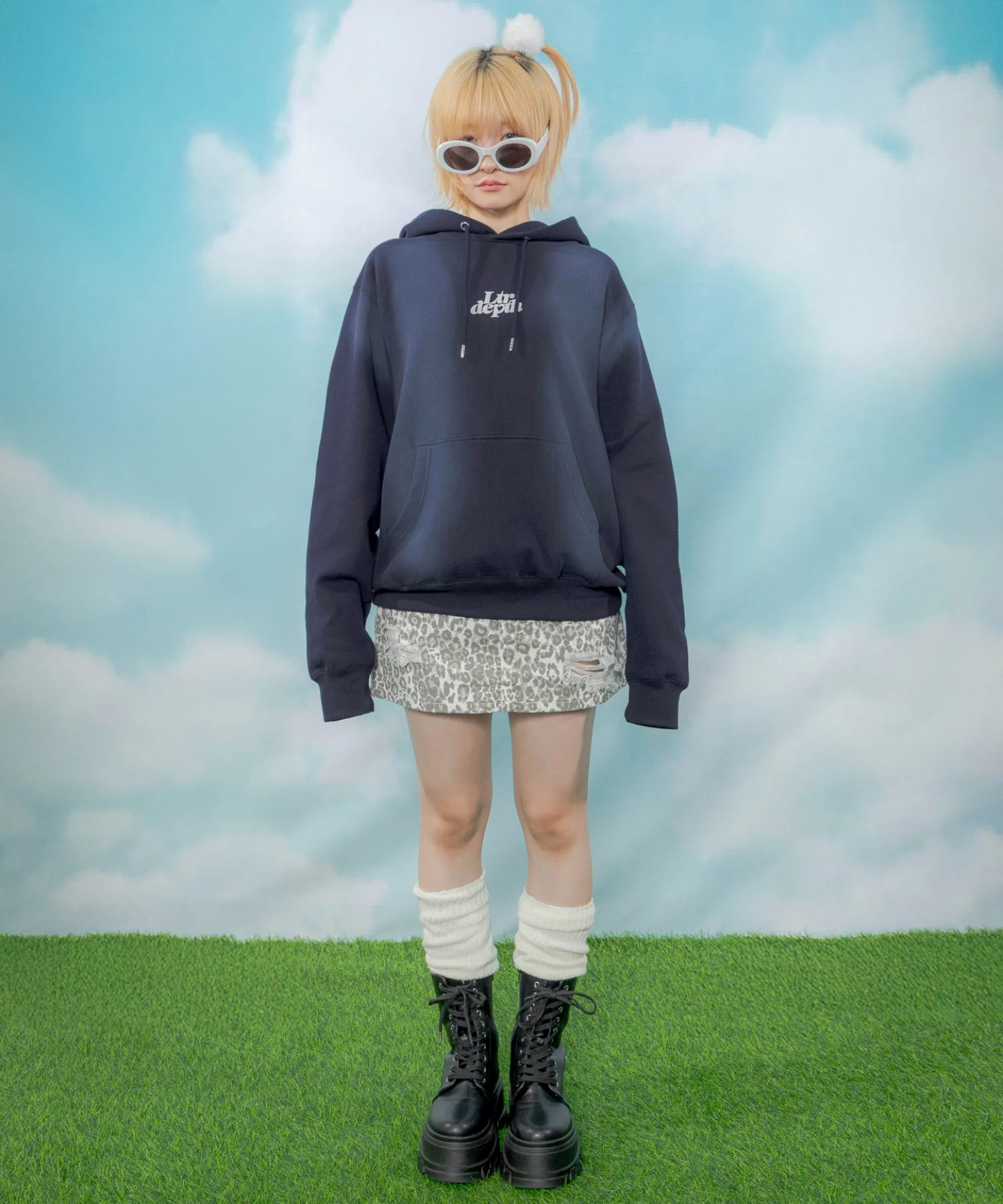 裏起毛ハートモチーフプルパーカー - Image 20