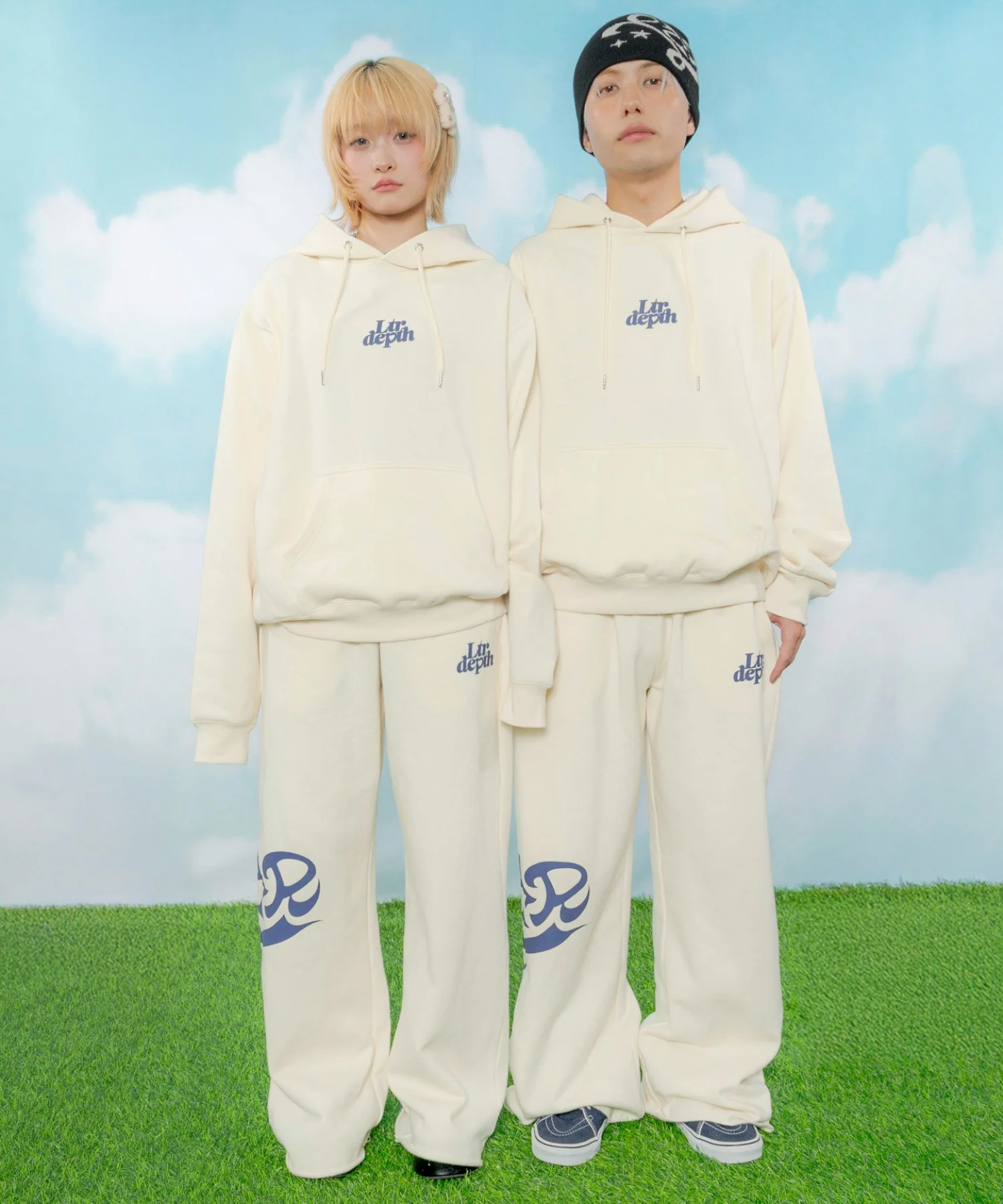 裏起毛ハートモチーフプルパーカー - Image 36