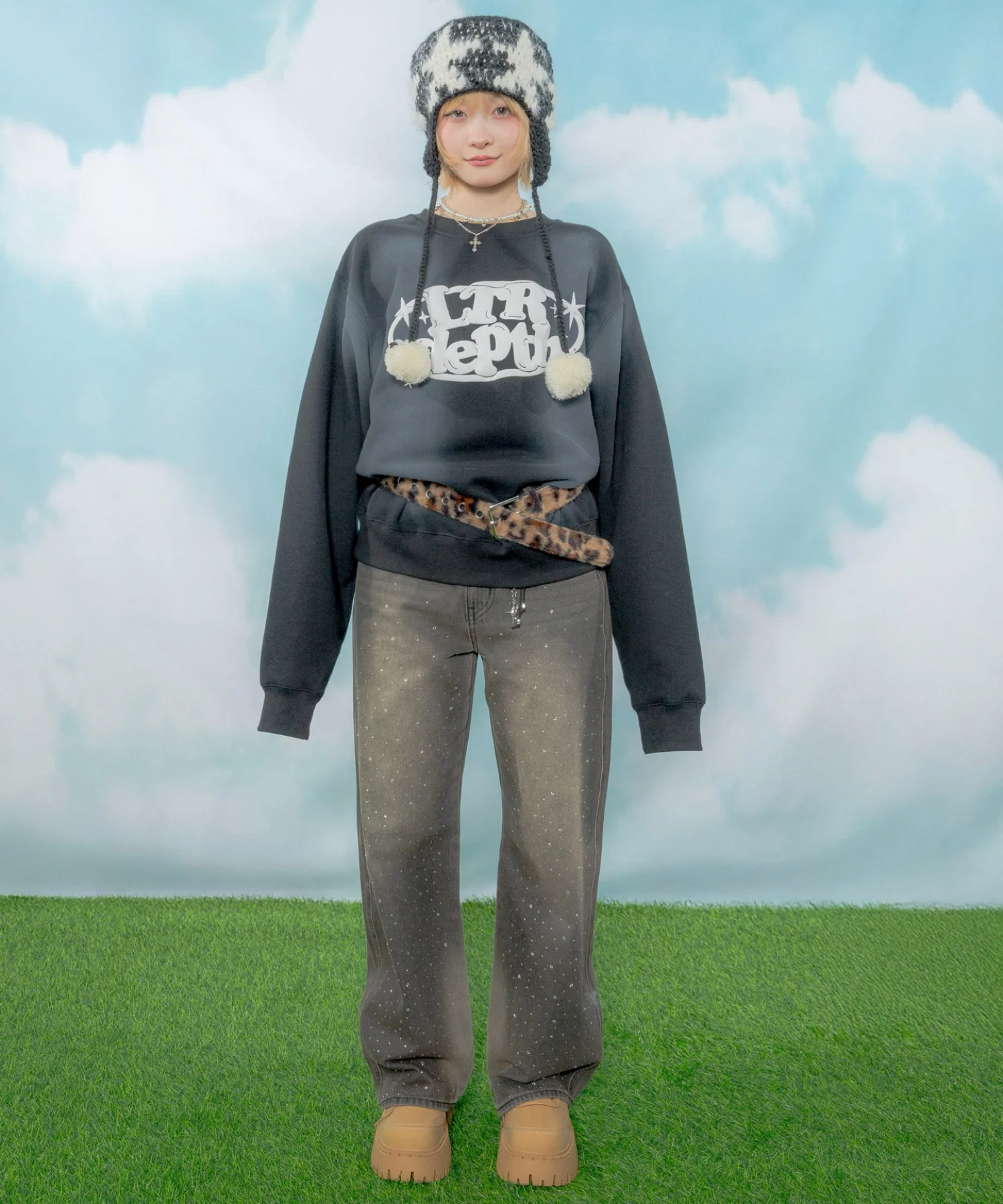 裏起毛サークルロゴプルオーバー - Image 12