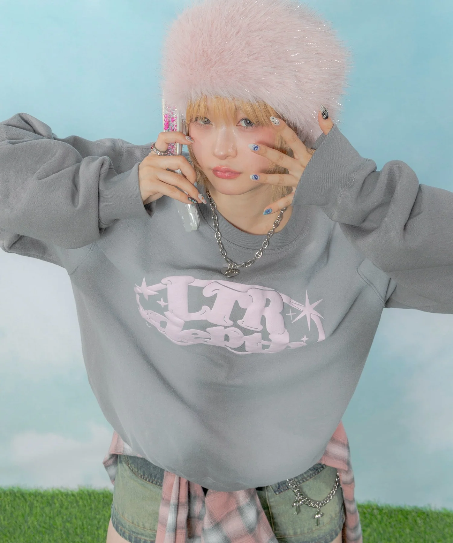 裏起毛サークルロゴプルオーバー - Image 17