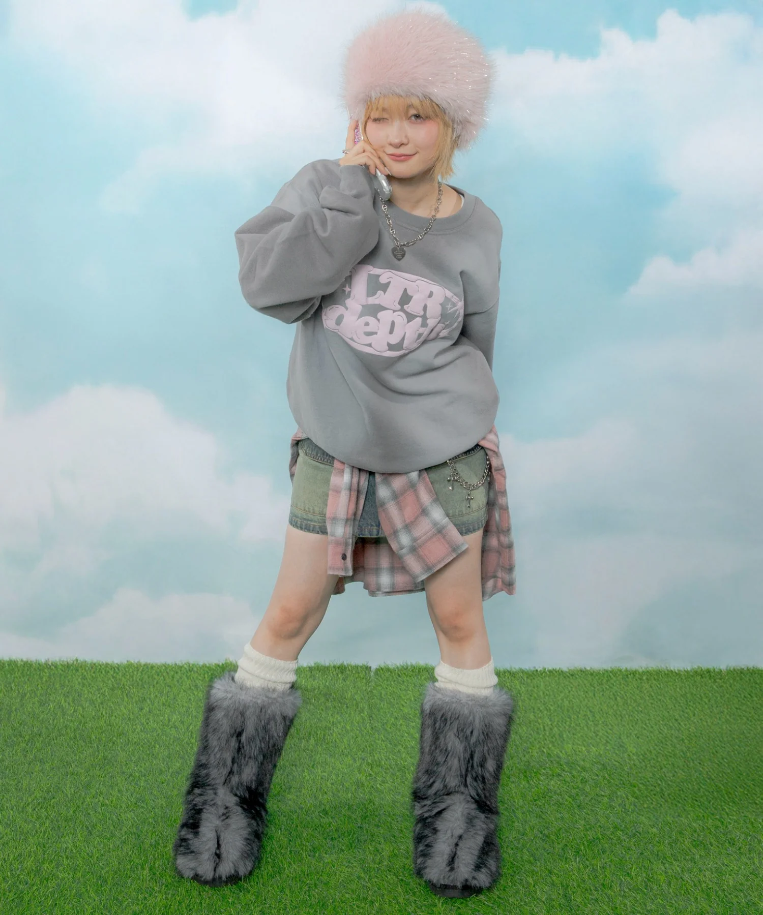 裏起毛サークルロゴプルオーバー - Image 19