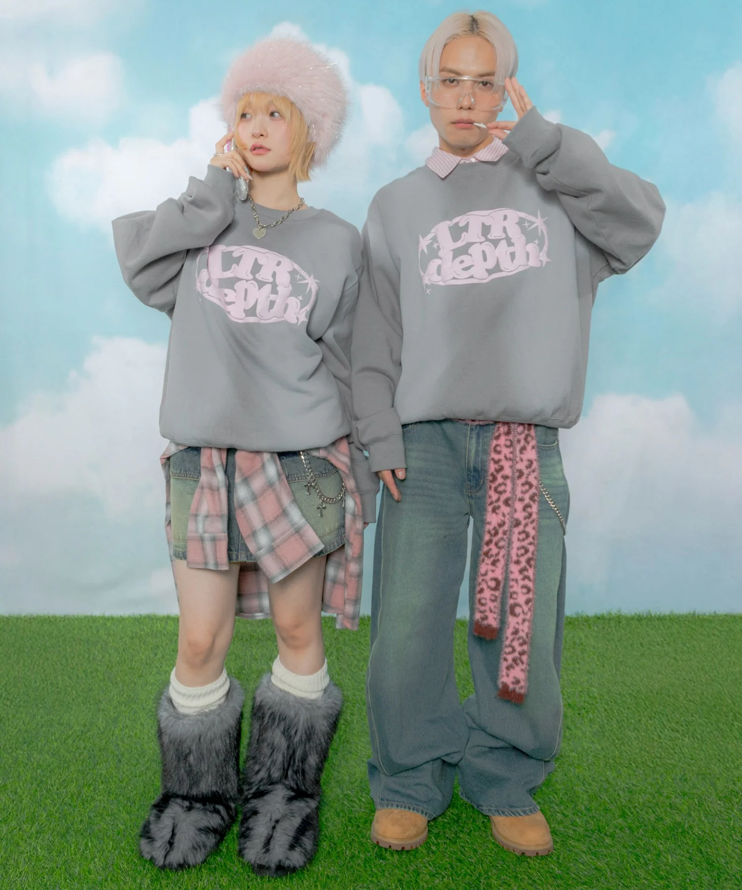 裏起毛サークルロゴプルオーバー - Image 3