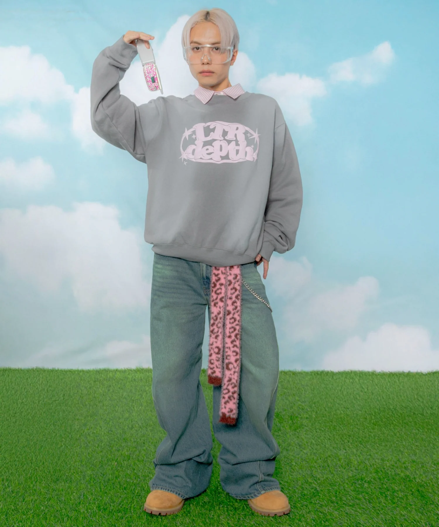 裏起毛サークルロゴプルオーバー - Image 9