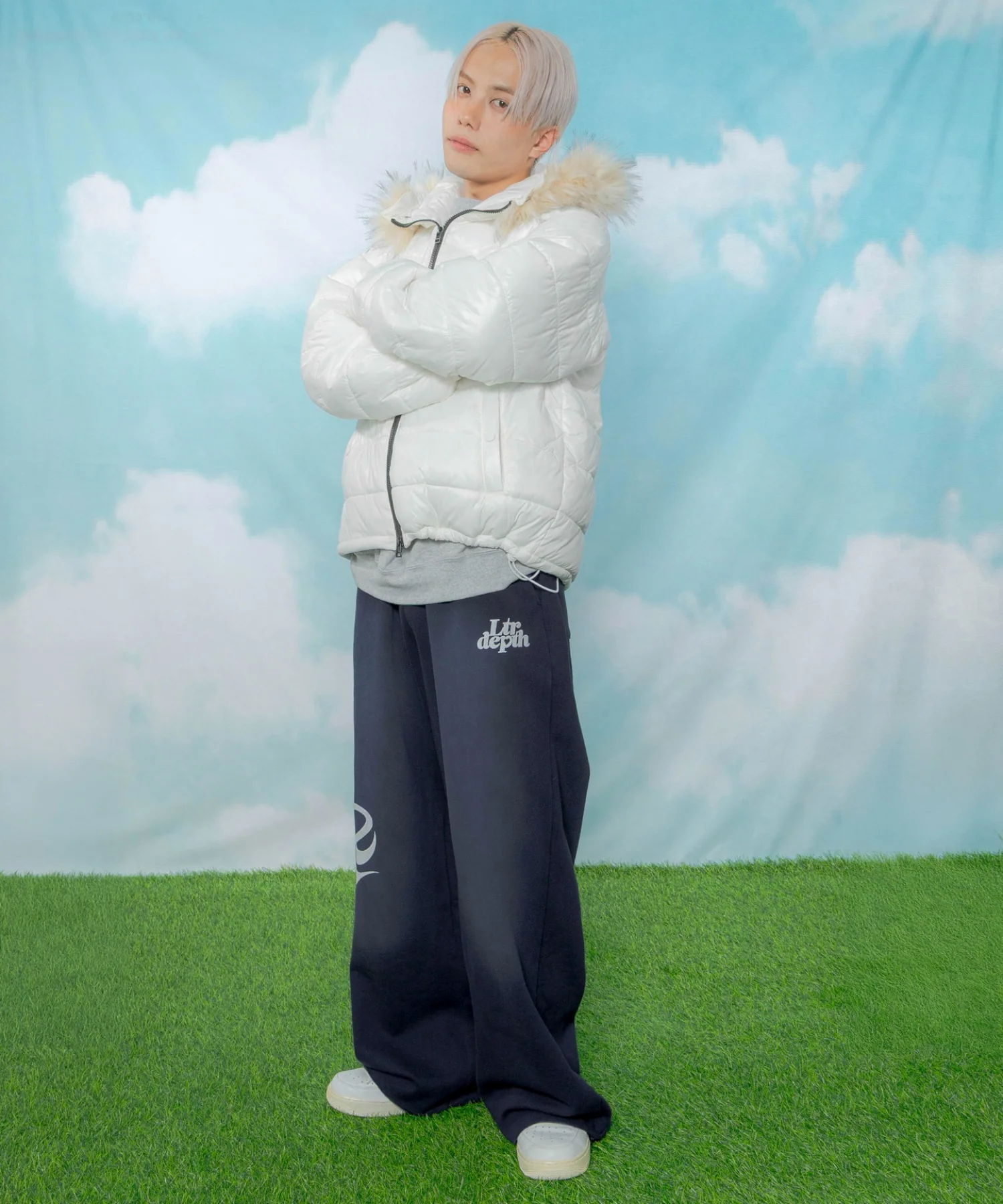 裏起毛ハートモチーフスウェットパンツ - Image 12