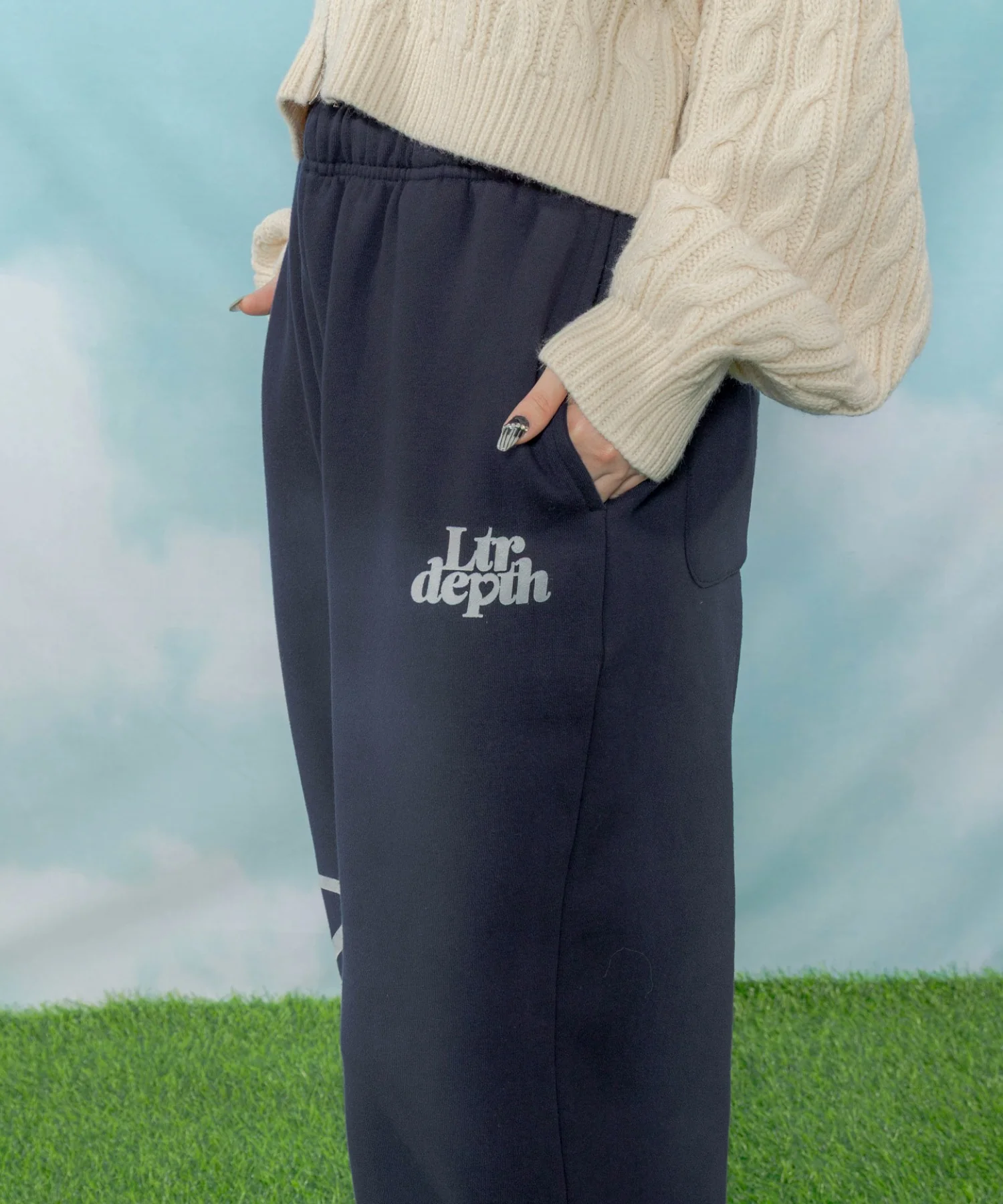 裏起毛ハートモチーフスウェットパンツ - Image 15