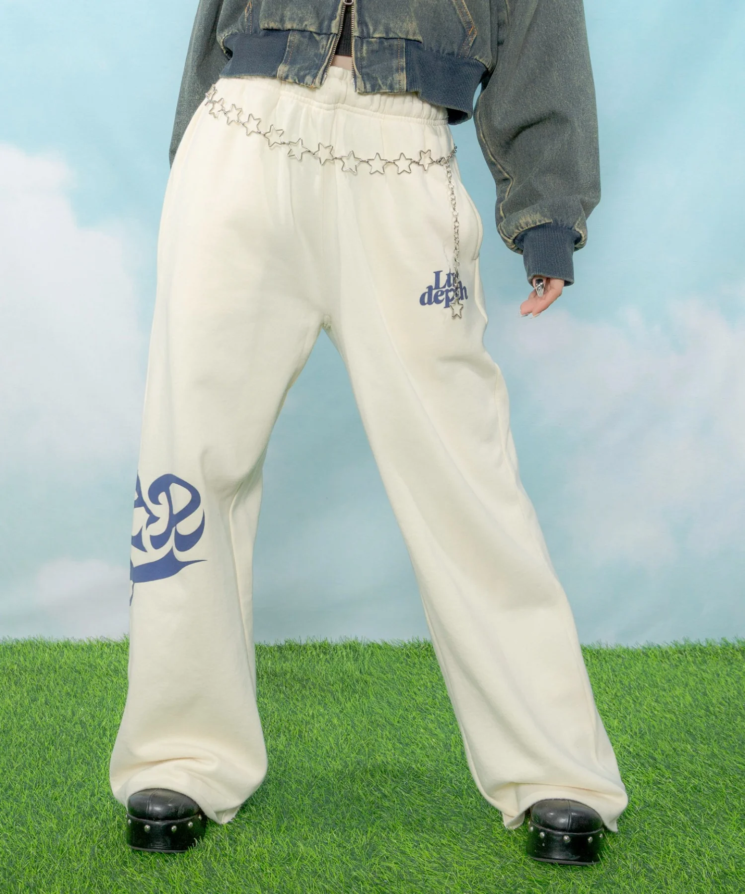裏起毛ハートモチーフスウェットパンツ - Image 31