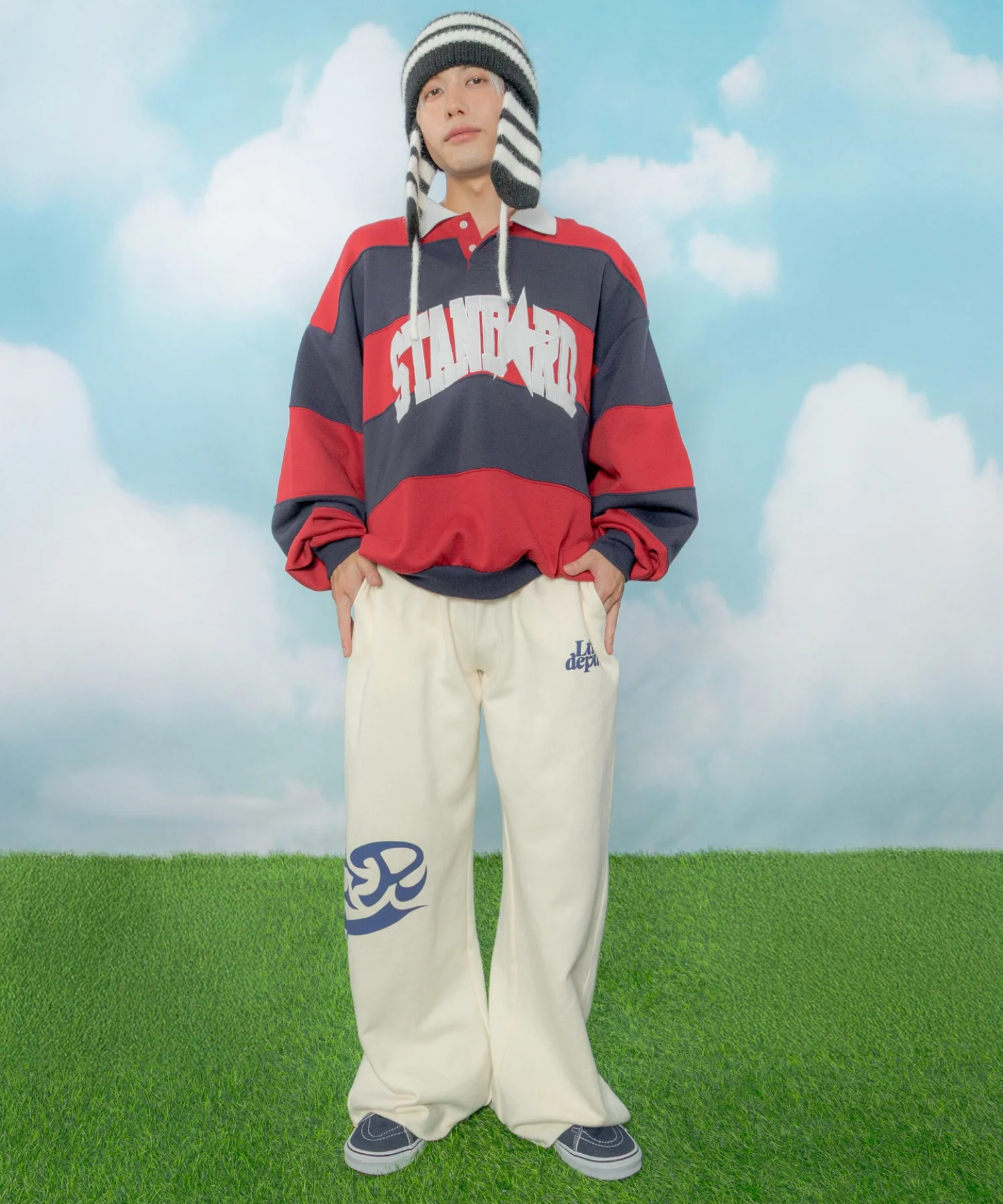 裏起毛ハートモチーフスウェットパンツ - Image 7