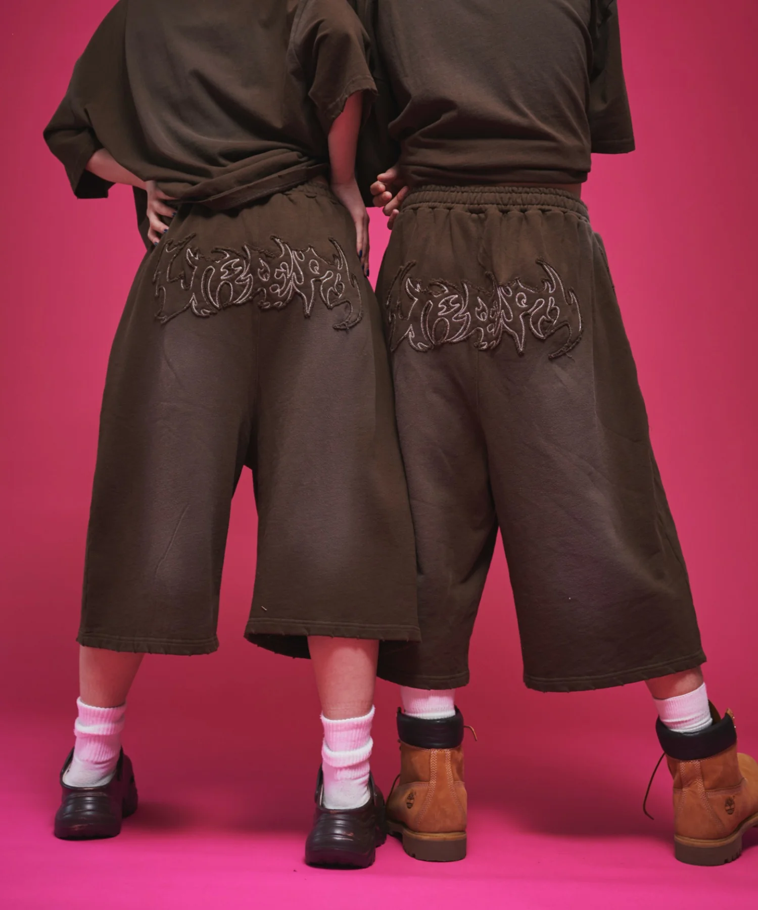 ダメージアップリケショートパンツ - Image 2