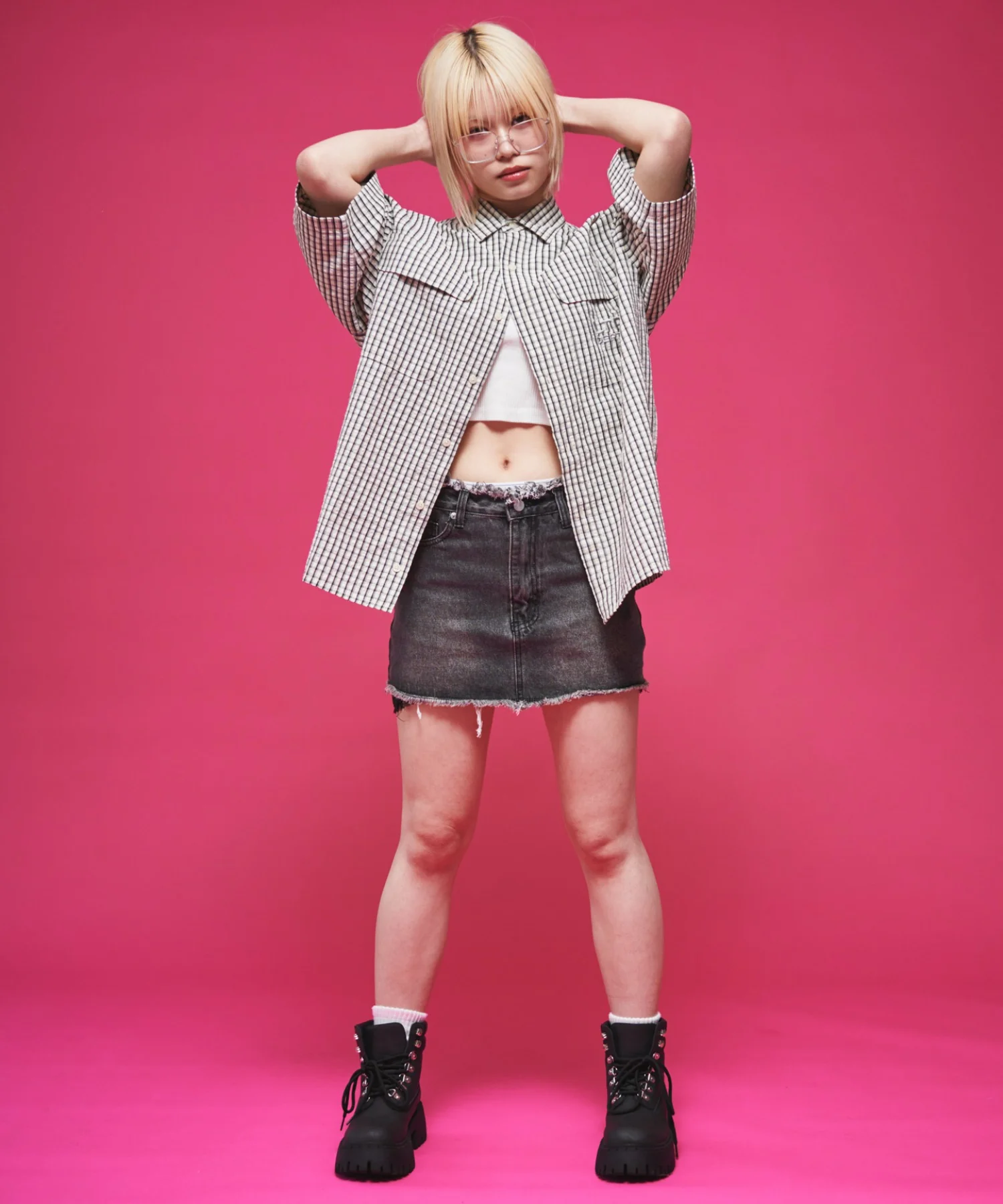 ミニマムチェックロゴシャツ（SS） - Image 31