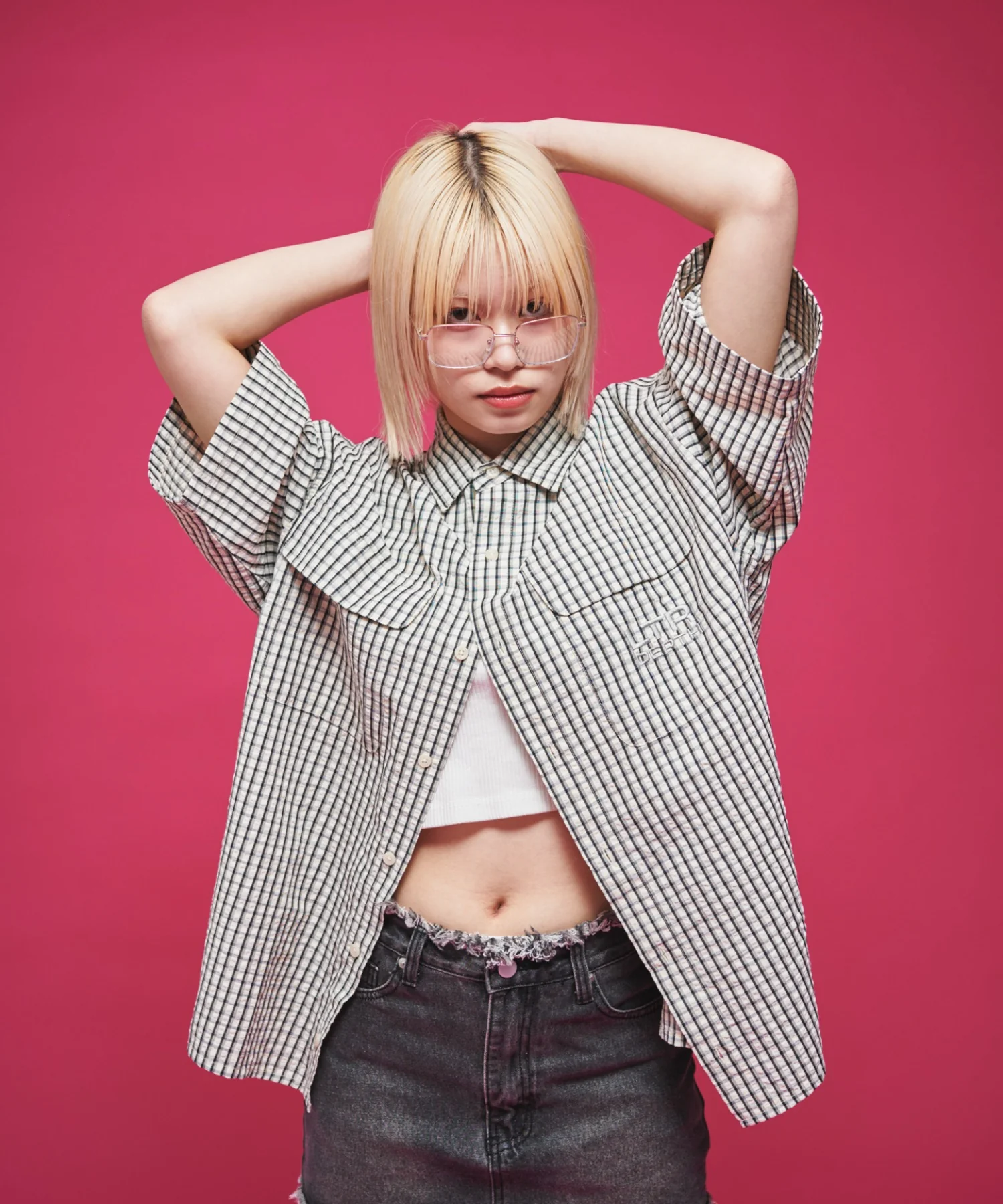 ミニマムチェックロゴシャツ（SS） - Image 33