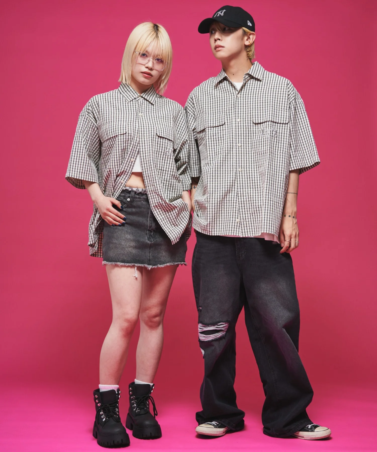 ミニマムチェックロゴシャツ（SS） - Image 36