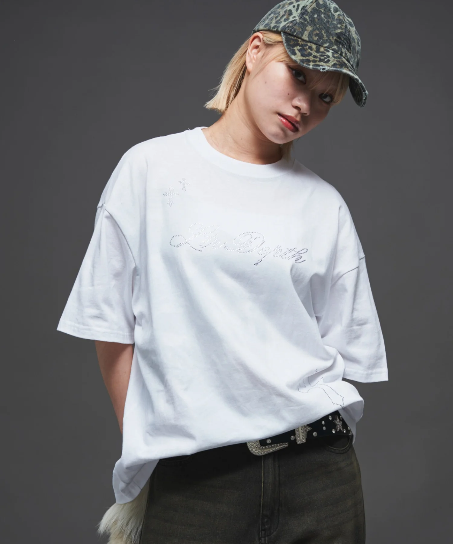 ラインストーングラフィックT（SS） - Image 3