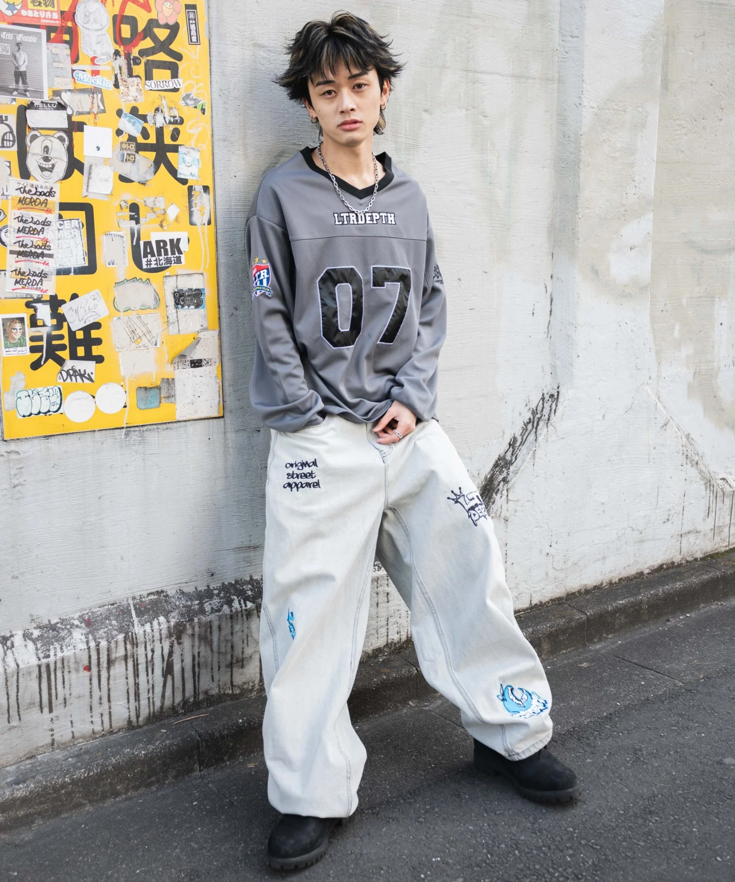 グラフィックデニムパンツ - Image 18