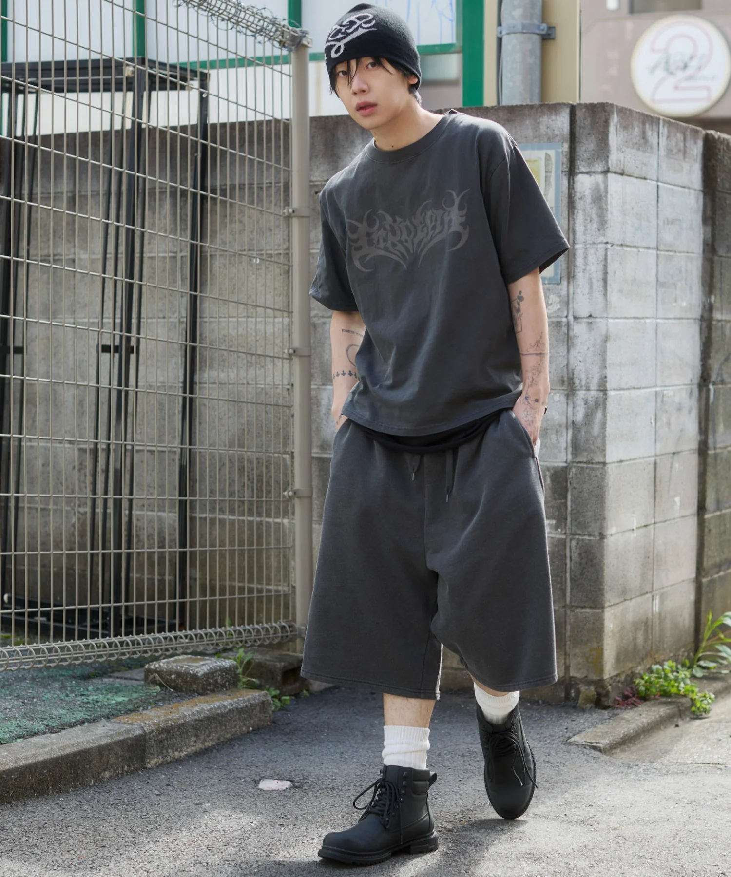 ピグメントグラフィックショーツ - Image 45