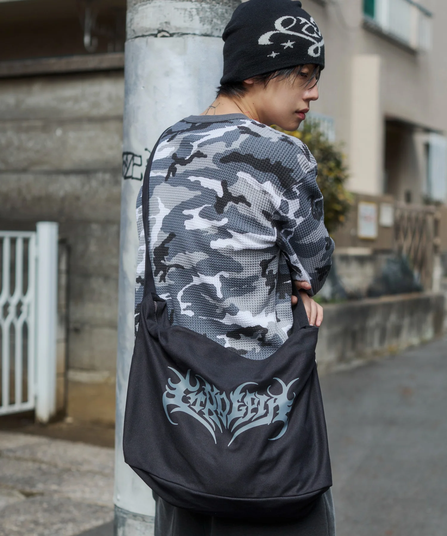 キャンバスショルダーバッグ - Image 7