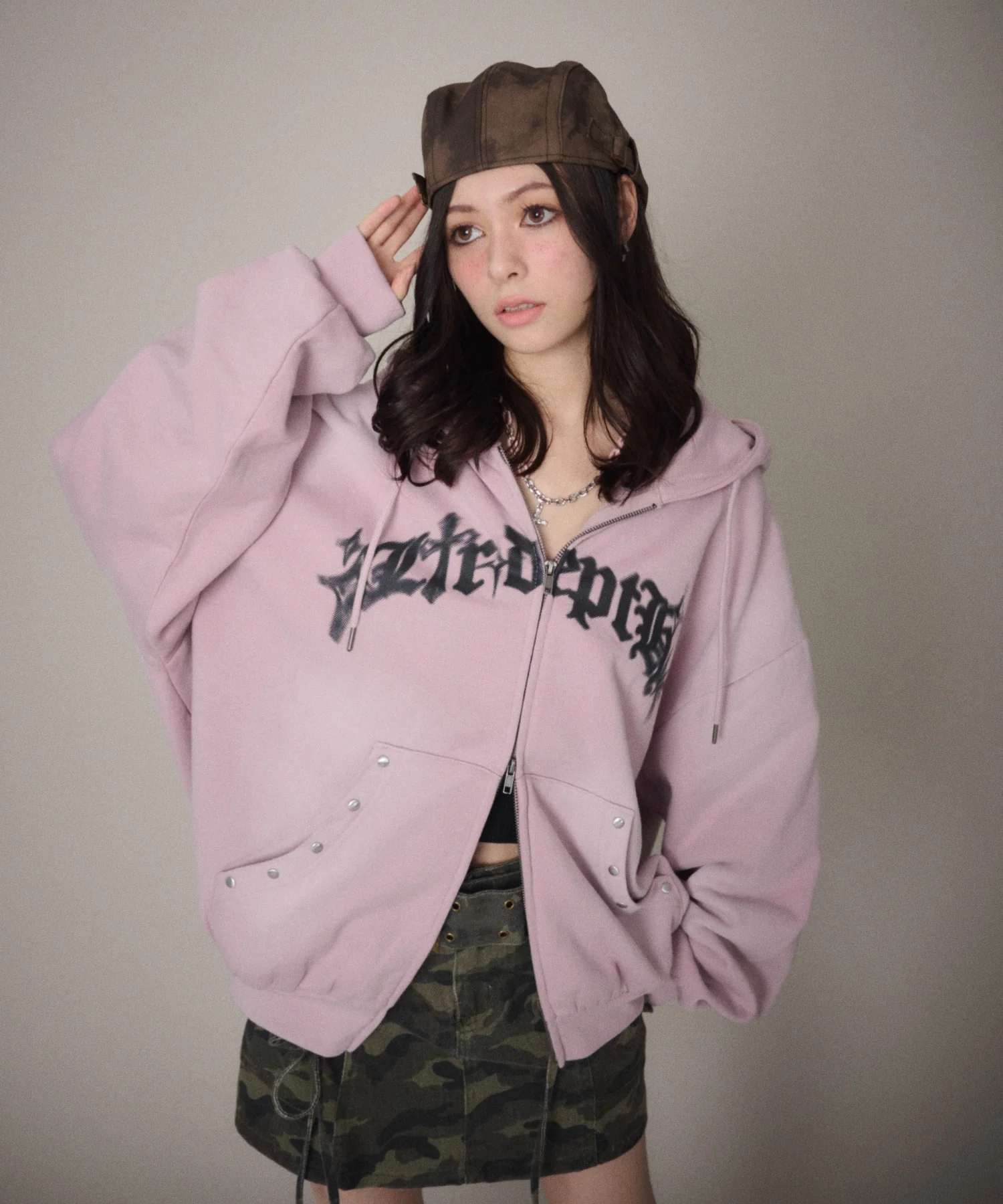 グラフィックZIPパーカー - Image 3