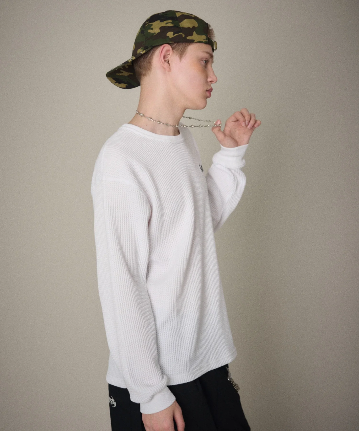 ワッフルロゴT（LS） - Image 17