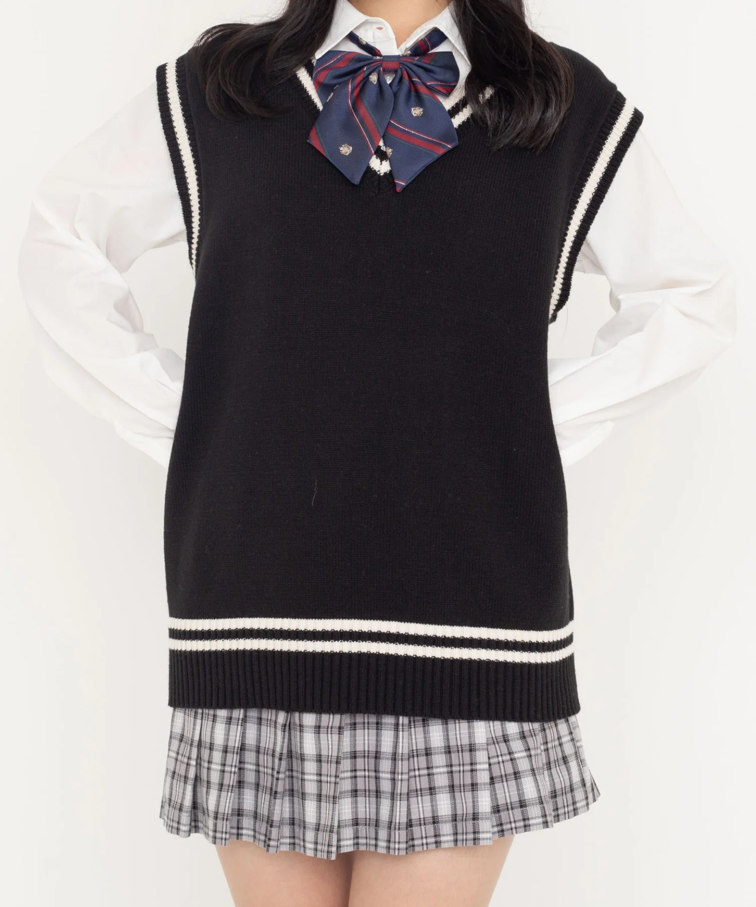 ラインスクールニットベスト - Image 11