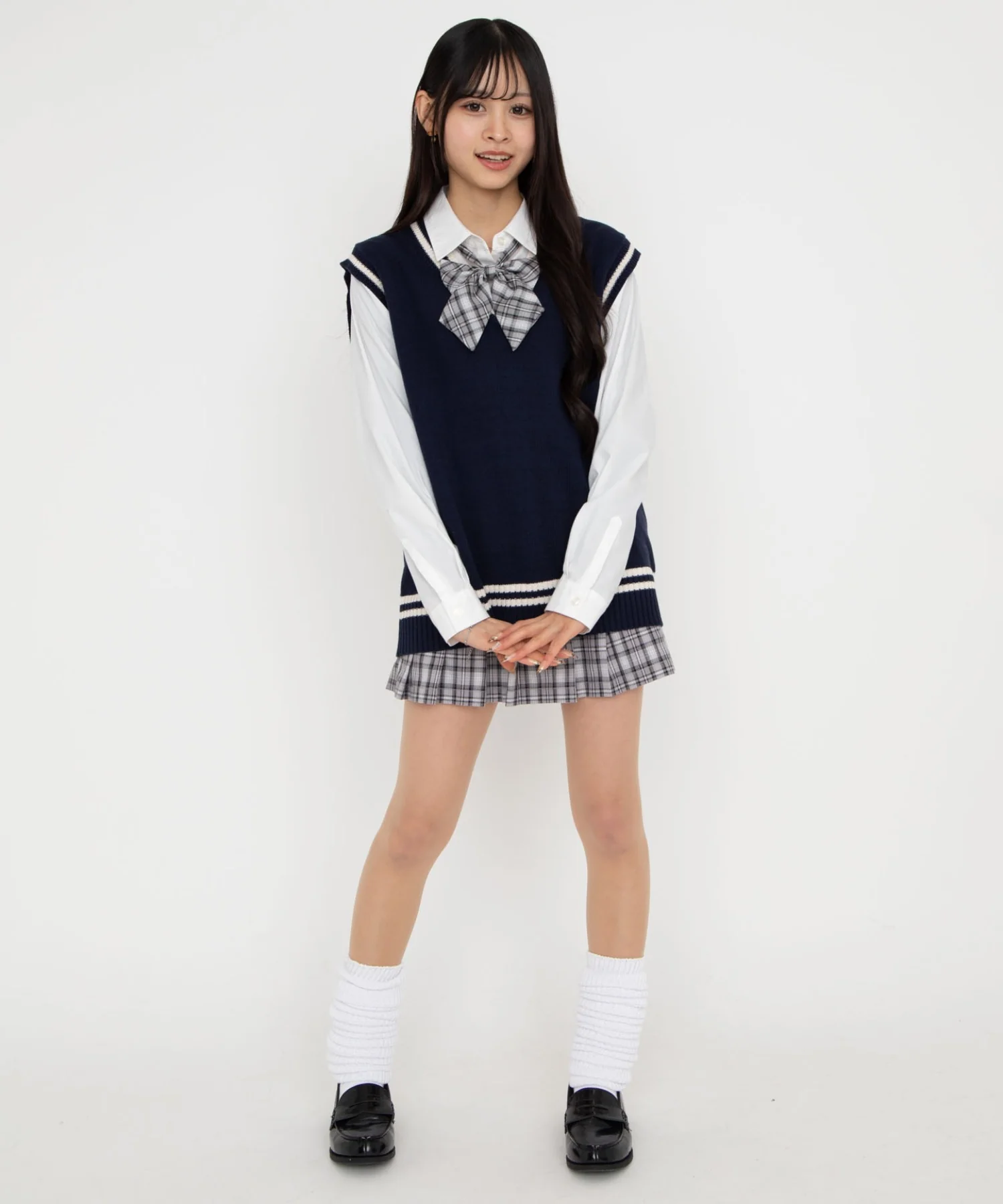 ラインスクールニットベスト - Image 13