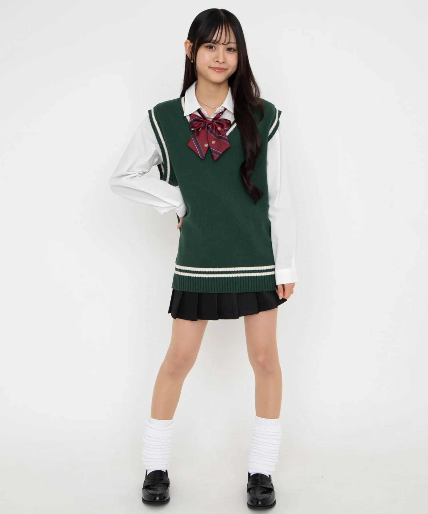 ラインスクールニットベスト - Image 14