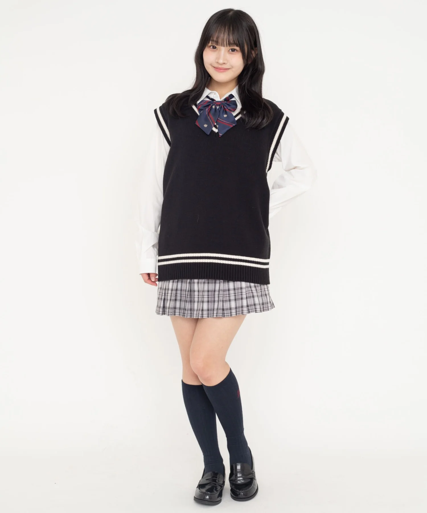 ラインスクールニットベスト - Image 20