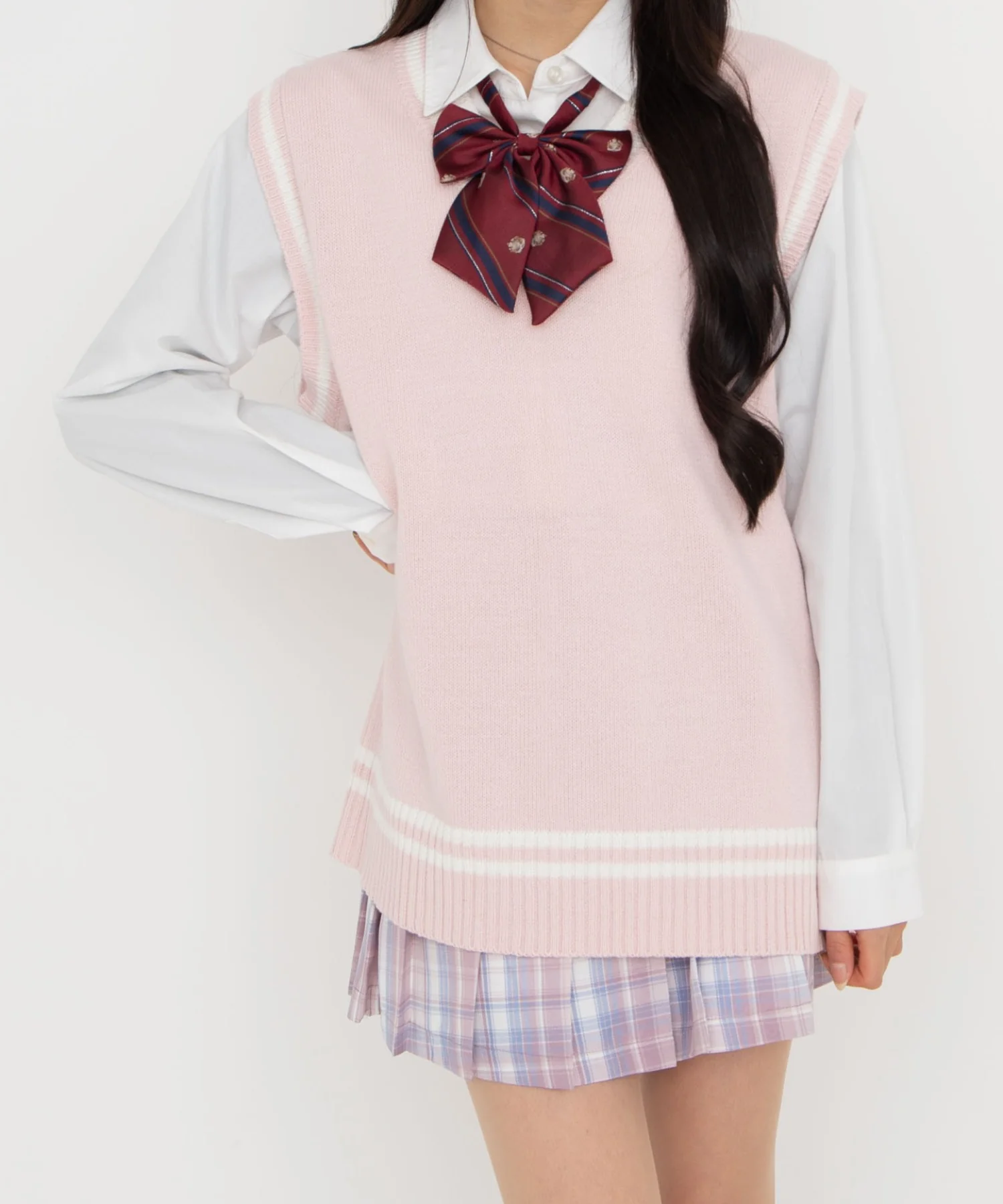 ラインスクールニットベスト - Image 5