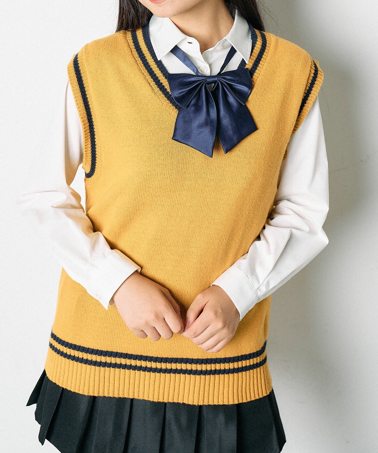 ラインスクールニットベスト - Image 7