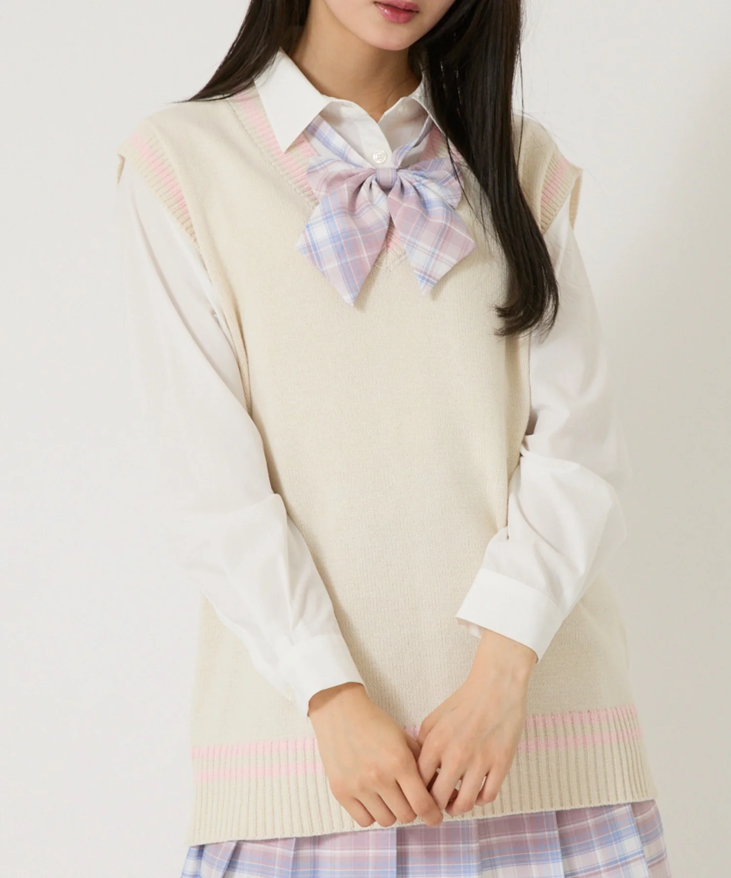 ラインスクールニットベスト - Image 8