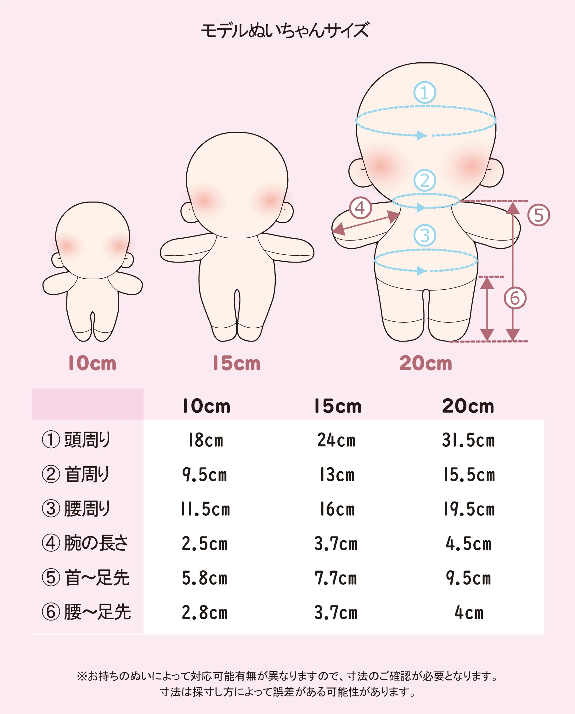 ぬいベビーセット15cm - Image 13