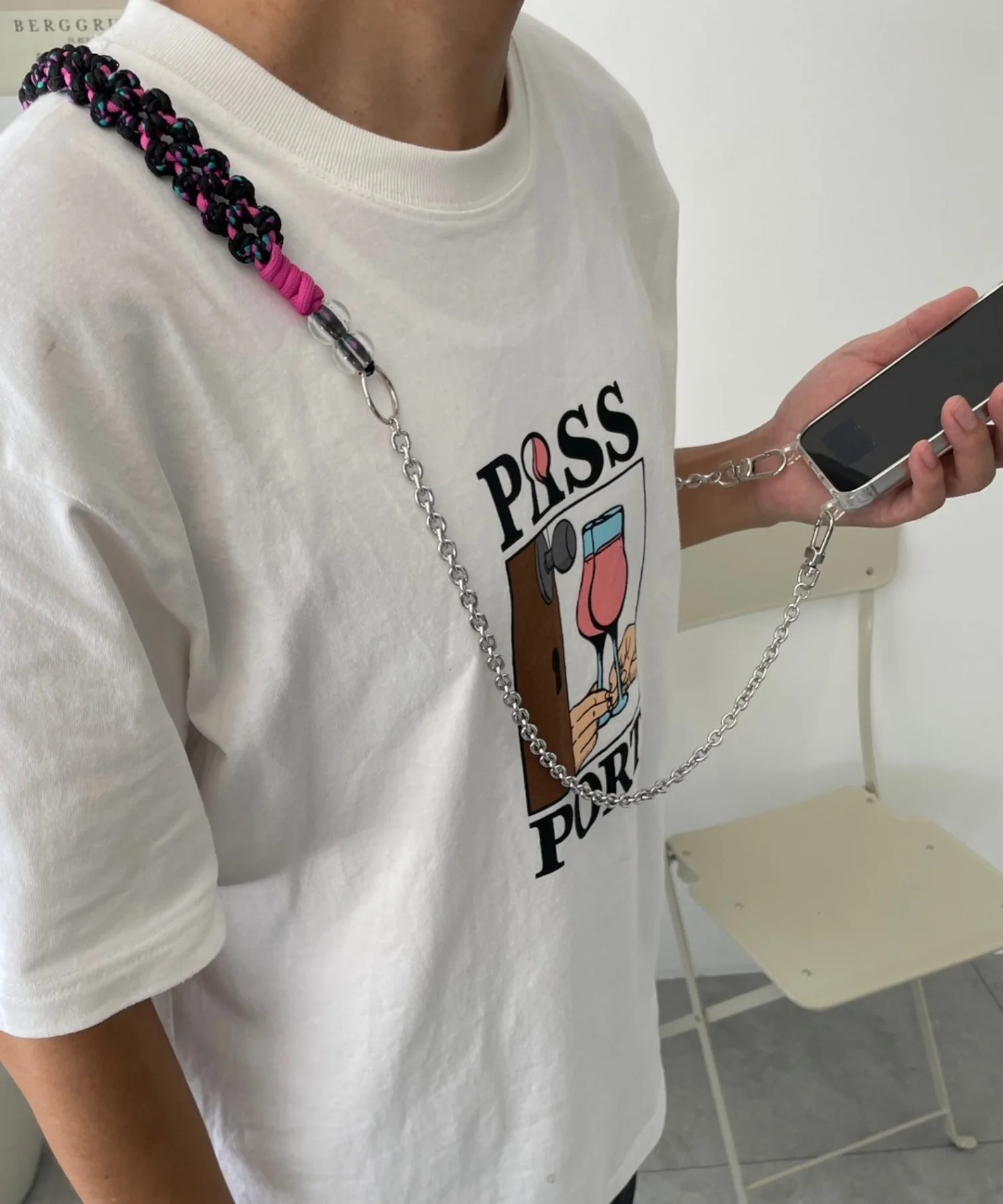 配色ロープチェーンストラップ - Image 4